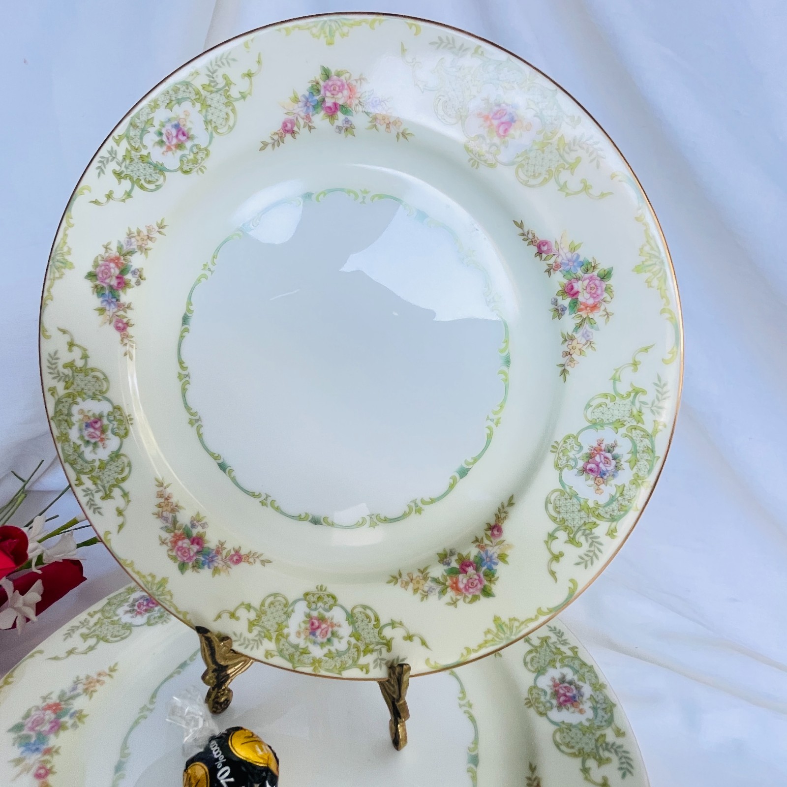 Vintage 1930s Noritake China “M” Glendola Dinner Plate Japan 12 available