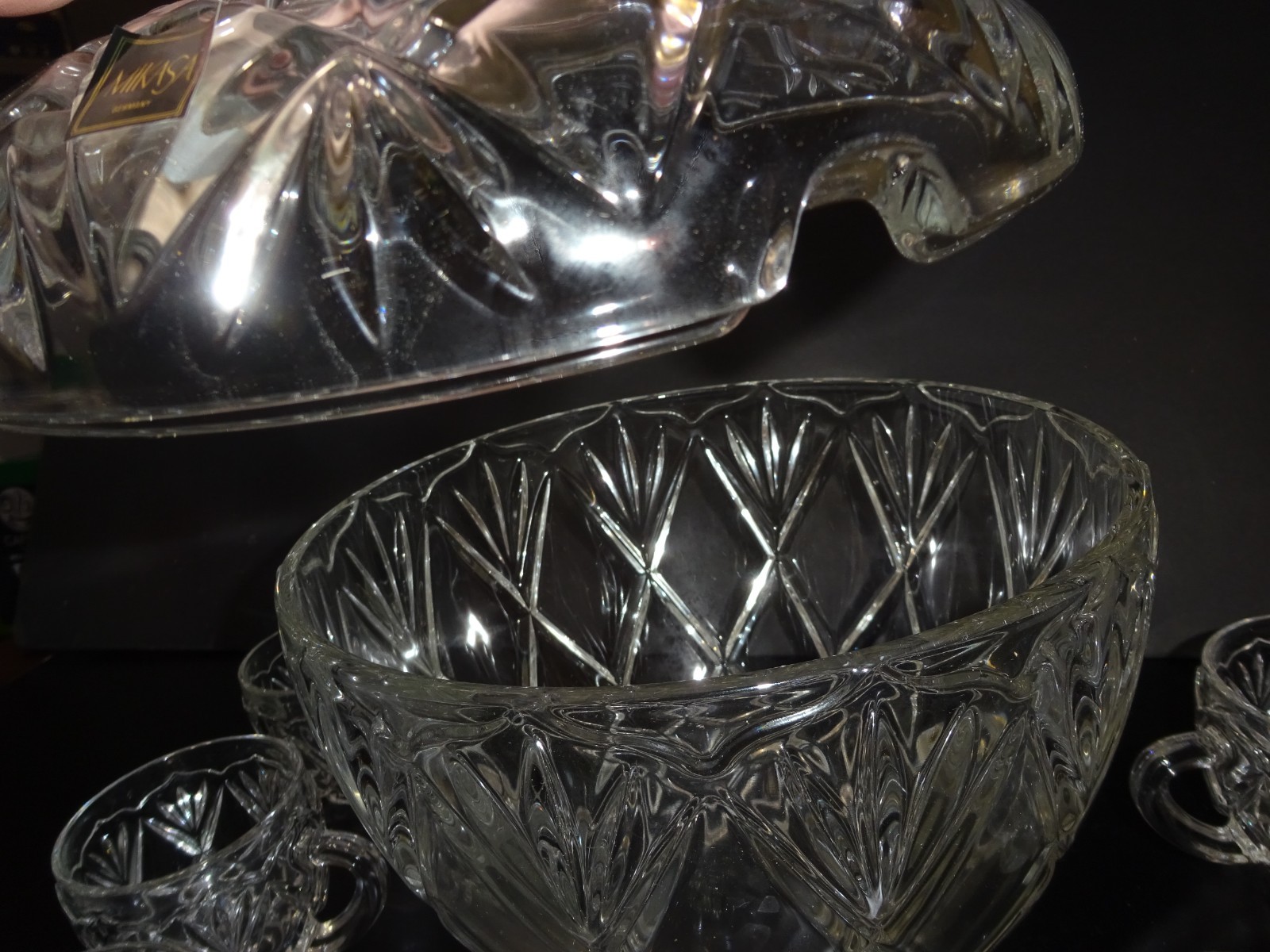 Mikasa Roxborough SA 809/951 Punch Bowl Set 10 pc Germany NIB CR16