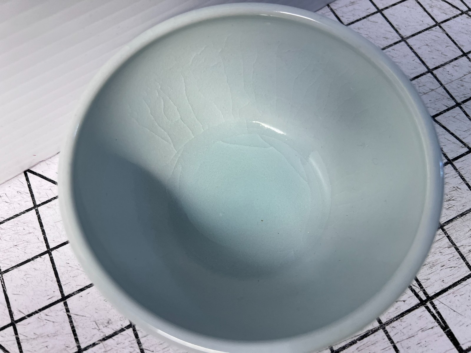 Cereal /Soup Bowl- White & Blue Stripe