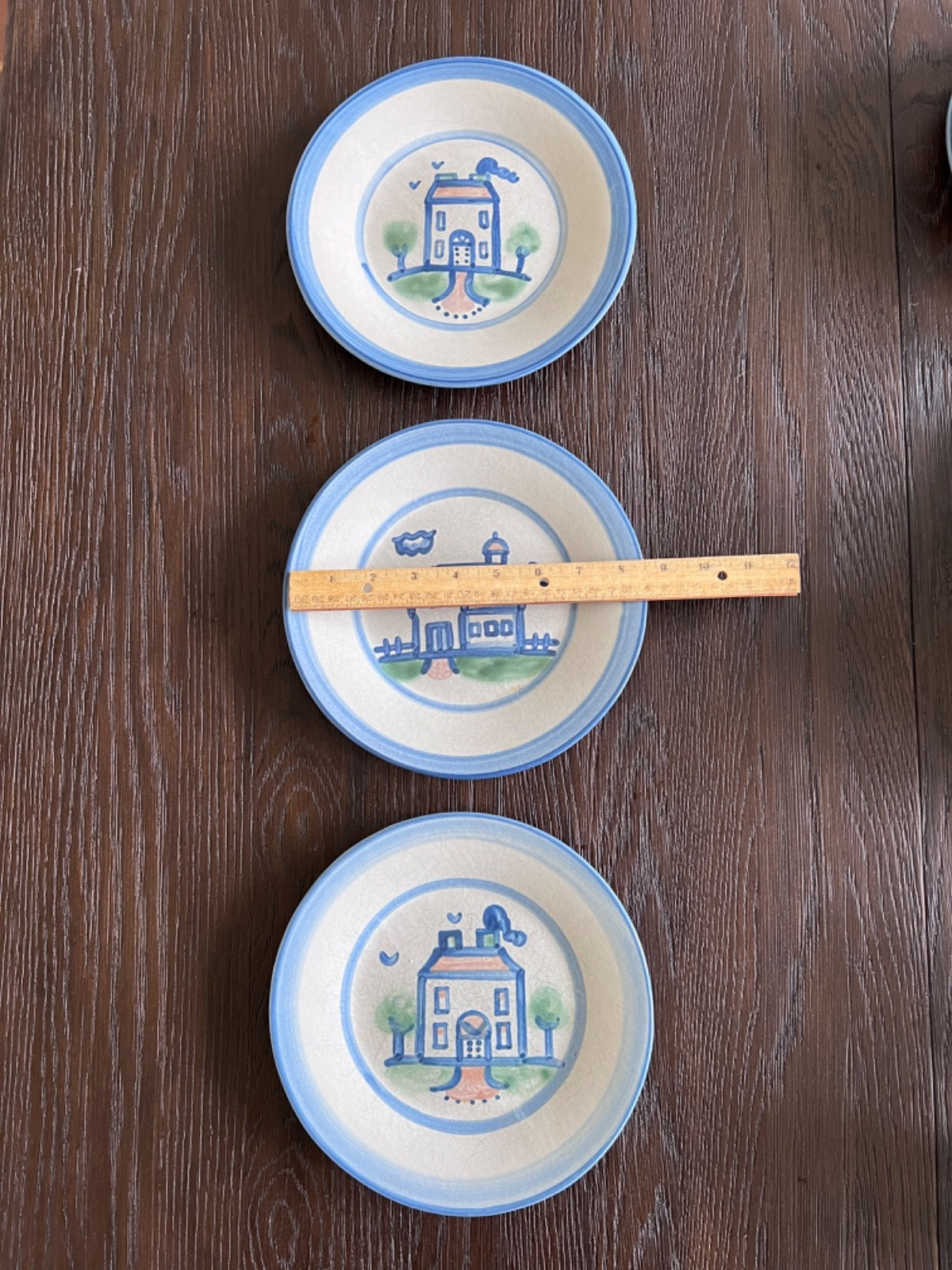 Lovely Collection of Mary Alice Hadley Stoneware, Country Scene, 41 Pieces