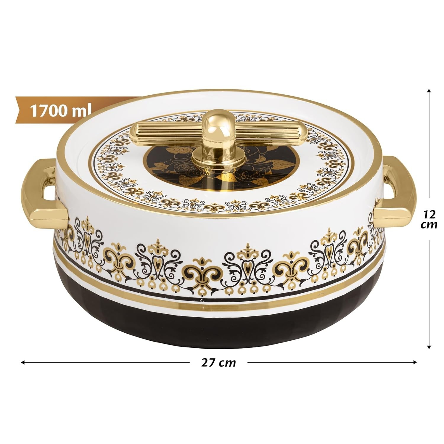 Casserole | Advanced PU Insulation | Royal Elegant Design Hot Pot 1700 ML