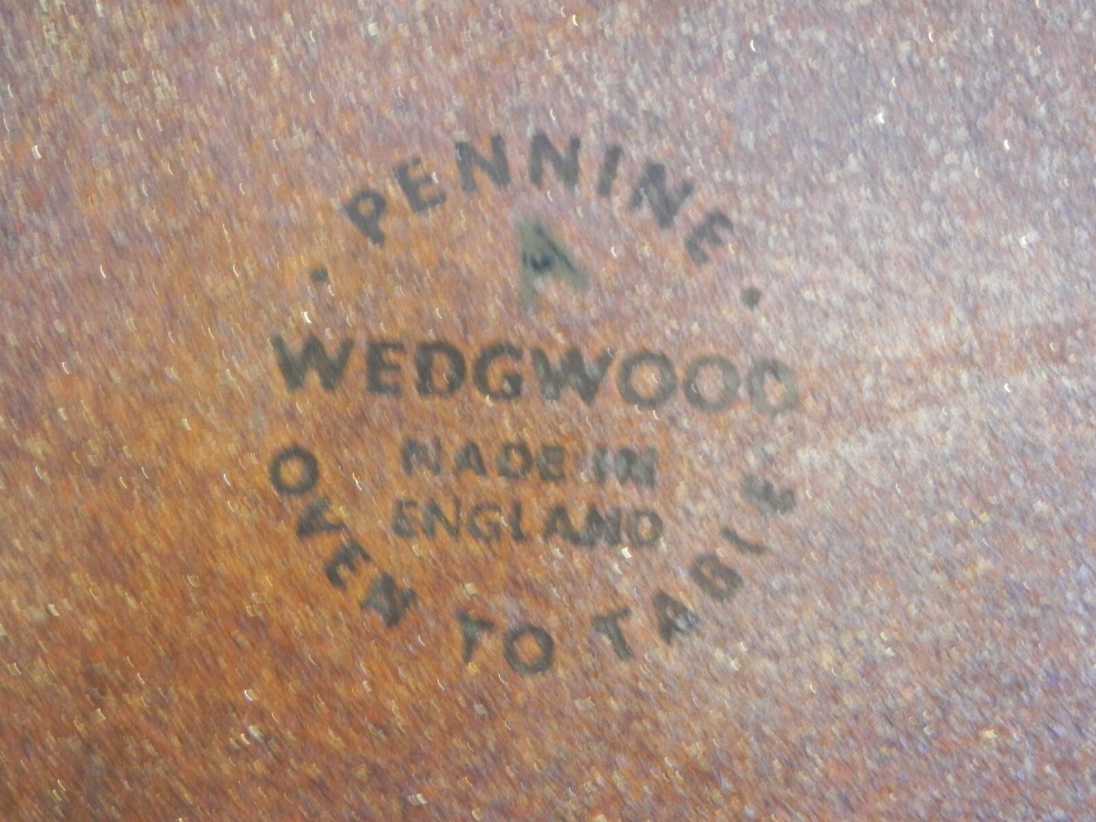 WEDGWOOD PENNINE BROWN 10 3/8″ DINNER PLATE