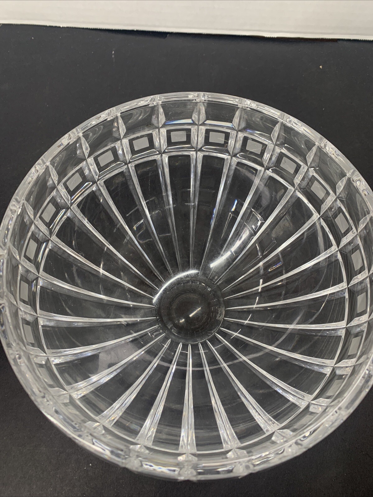Marquis By Waterford Crystal Quadrata Bowl 7.5” Diameter Made In Poland