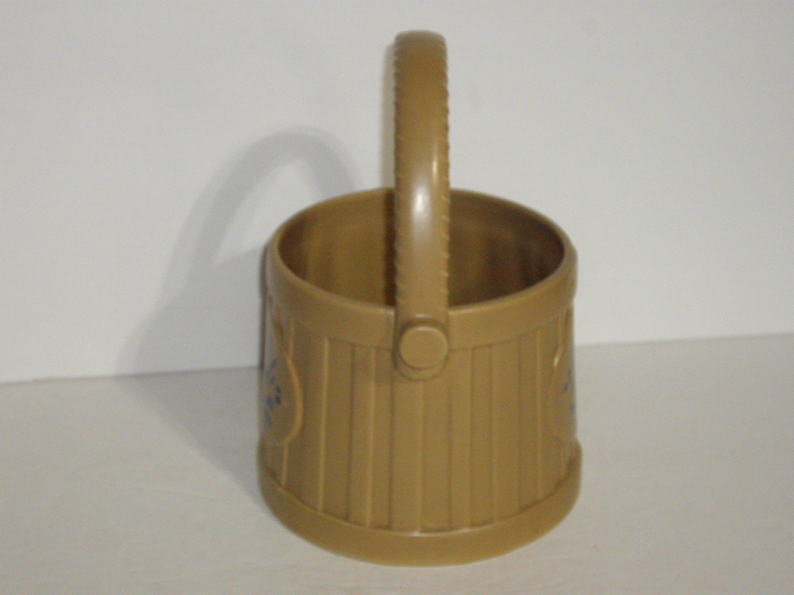Pfaltzgraff Stoneware Folk Art BUCKET Pre Production 2nd Prof China VERY RARE