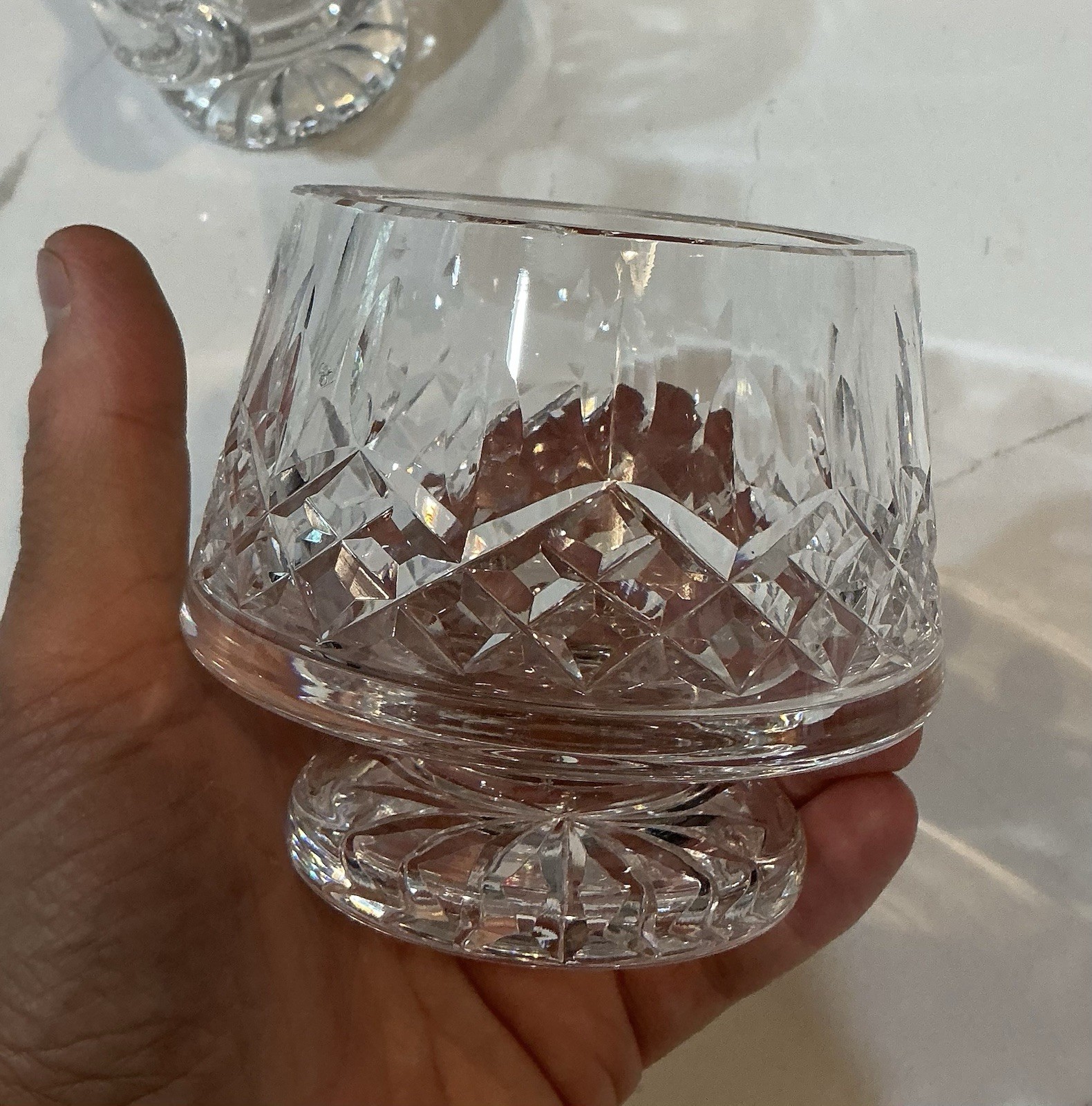 Waterford Crystal Lismore Footed Creamer and Open Sugar Bowl Set. FREE SHIPPING