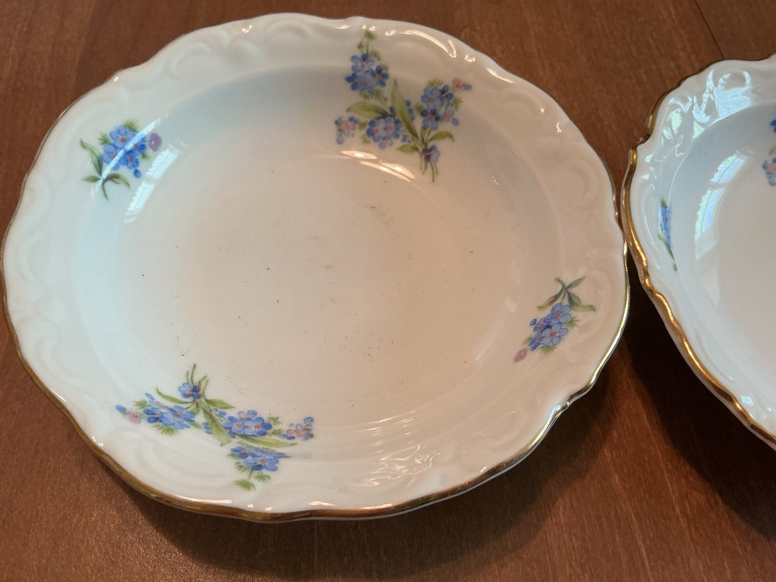 Two Winterling Barvarin China Desert bowls 5 1/2 inches