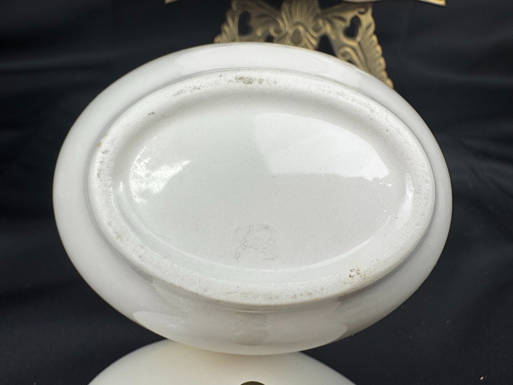 1950s Taylor Smith Autumn Harvest Ever Yours Wheat-Platter, Sugar & Creamer-3pcs