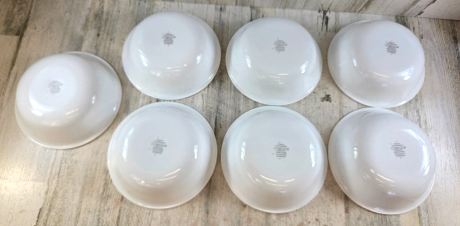 Corelle Classic Cafe Blue 7 Cereal Bowls 6.25″ Made in USA