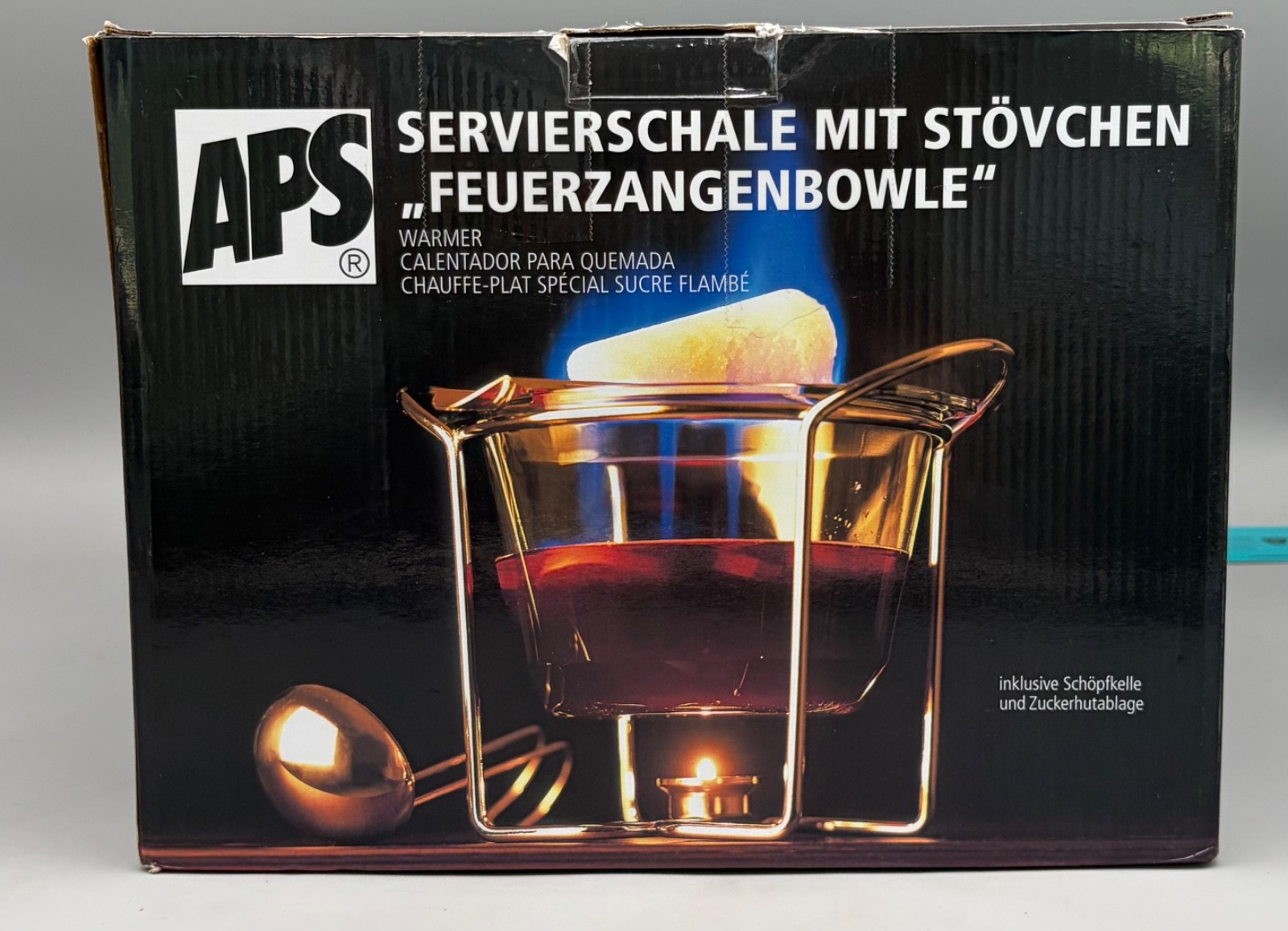 APS Hot Pot Feuerzangenbowle Punch Bowl Set in Box