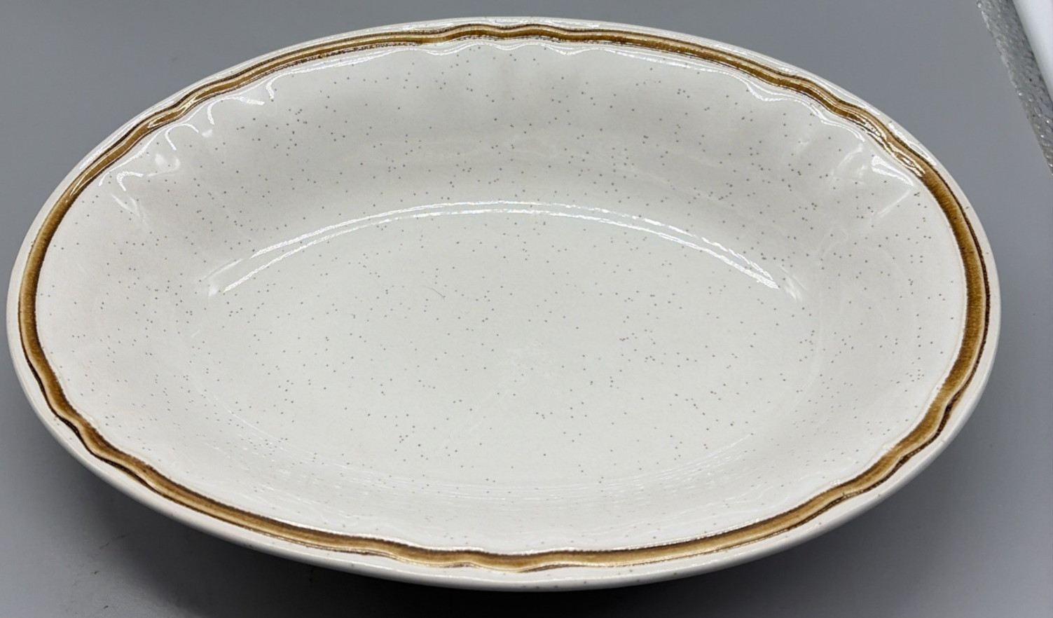 Vintage Lot Of (2) American Hearthside Stoneware 10 1/4″ Oval Serving Bowls