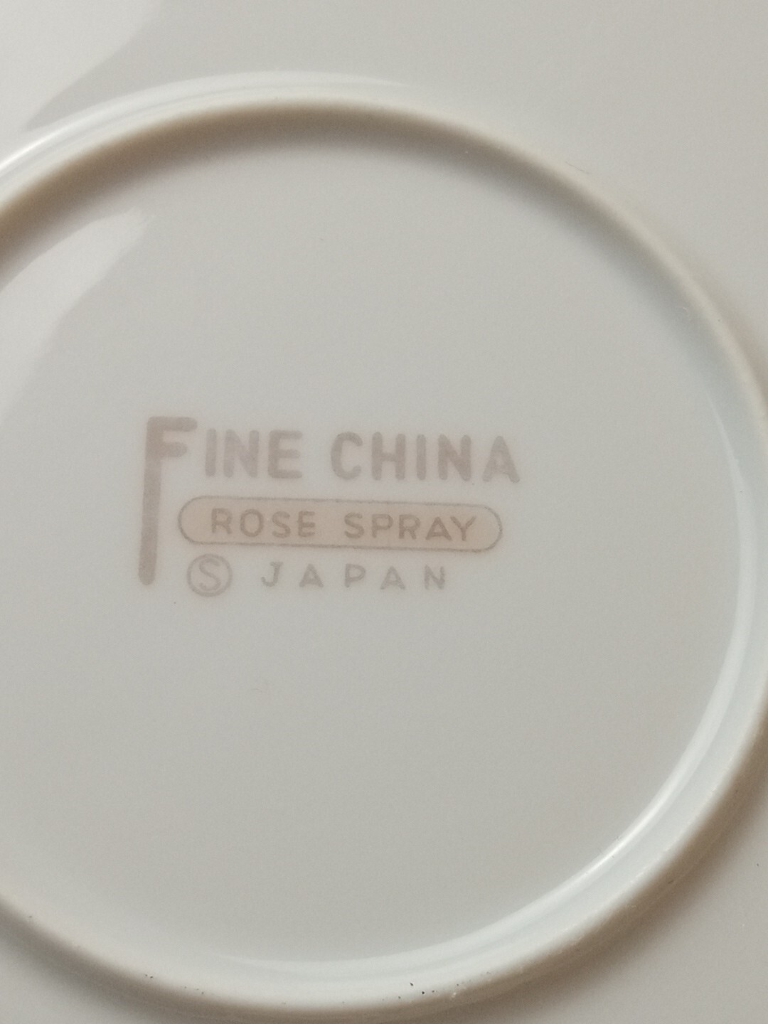 Fine China Rose Spray Roses Pattern 12″ Round Serving Platter Japan