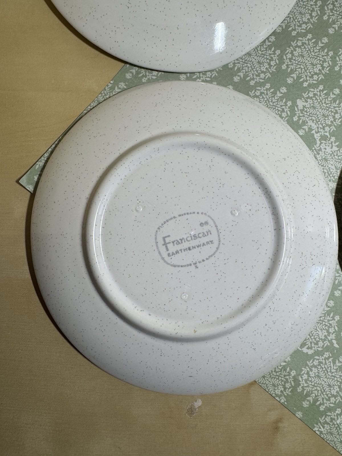 6 Franciscan Duet Rose Bread & Butter Plates USA c.1956-1967 FAST SHIPPING