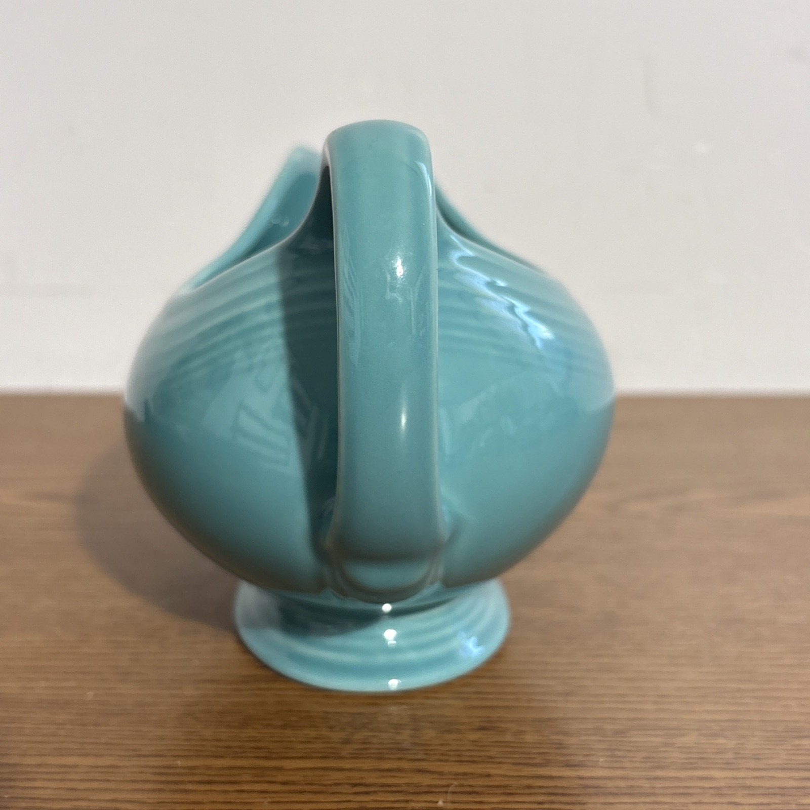 Fiestaware Turquoise Gravy Boat Homer Laughlin Introduced In 1988 Made In USA