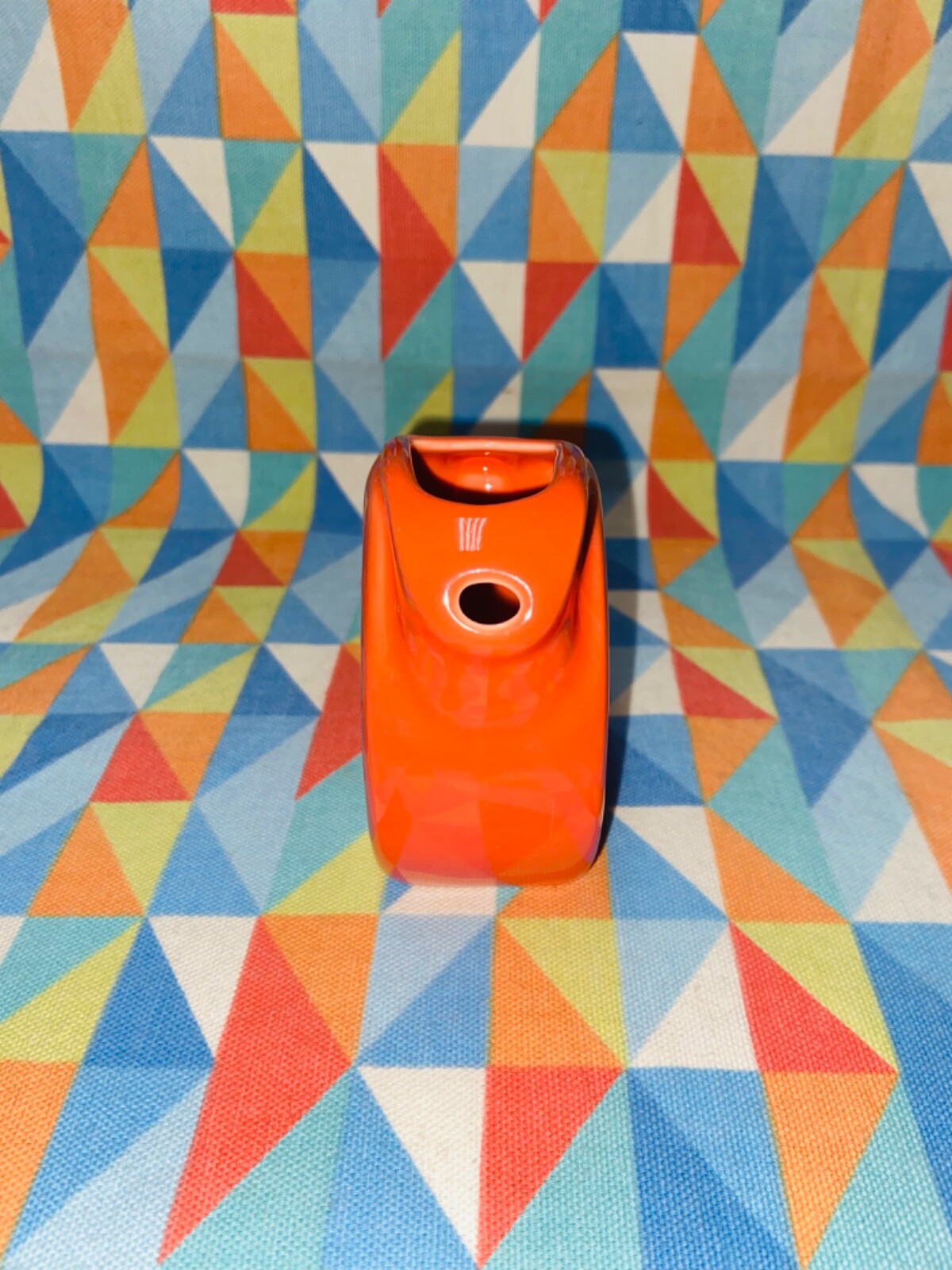 FIESTAWARE MINI DISK PITCHER creamer Poppy Orange NEW FIESTA 5 OZ. new disc