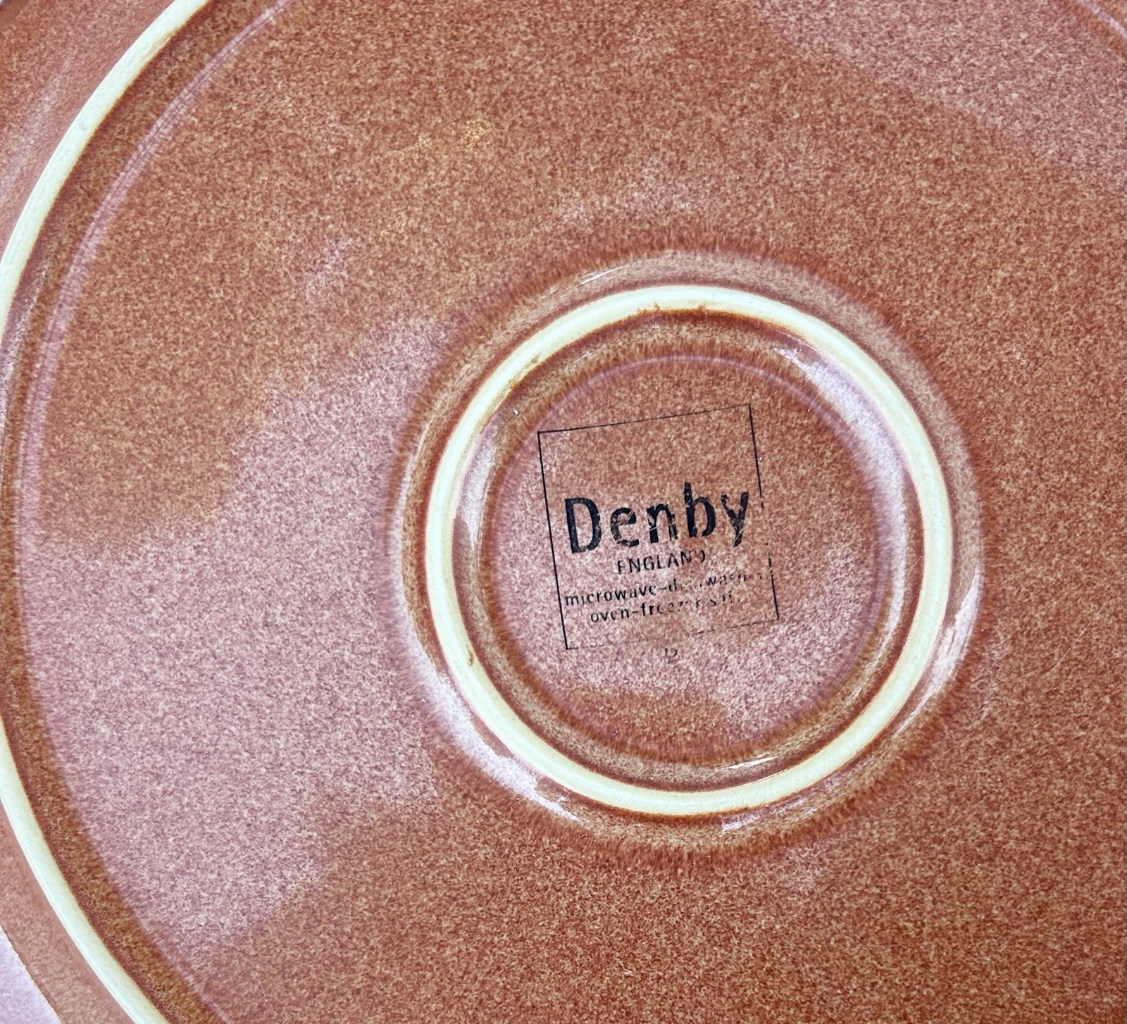 Denby “Fire” 10 3/8 Inch Dinner Plate