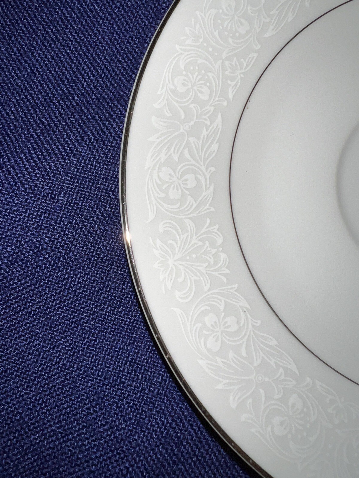 STYLE HOUSE “BROCADE” PATTERN CUP AND SAUCER – Excellent Condition