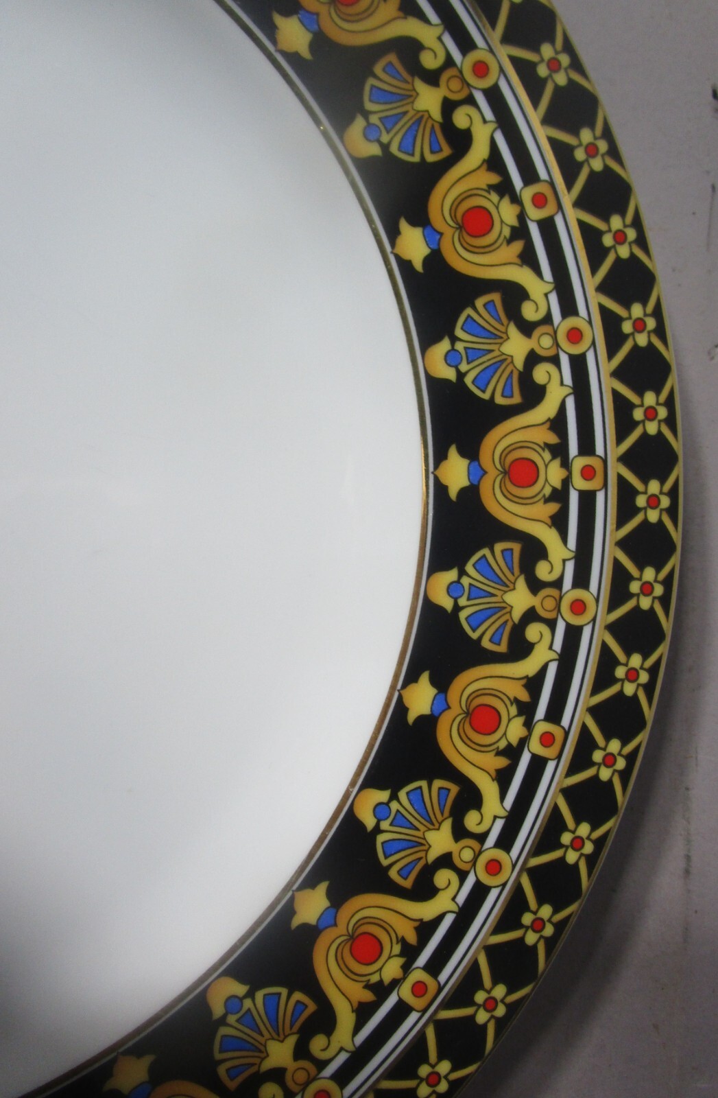 Vintage Unused 86 Piece VERSACE STYLE ITALIAN JUMBO GRUPPO Dinner Set for Twelve