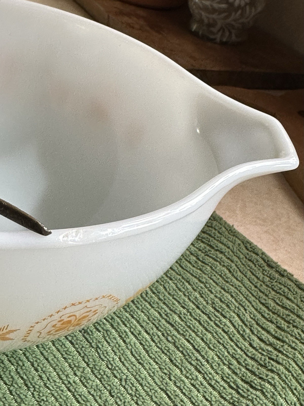 1963 Pyrex Town & Country 2 1/2 Qt Nesting Mixing Cinderella Bowl #443 EUC