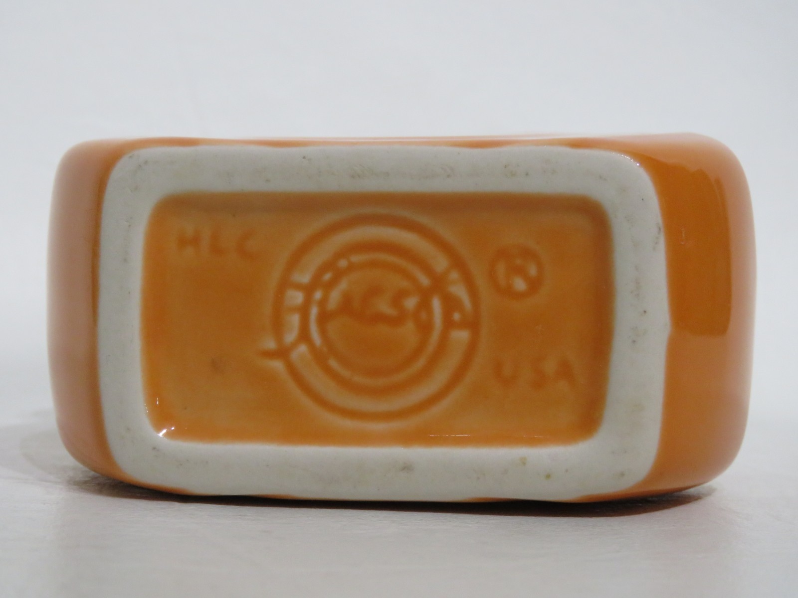 Fiesta – Mini Disk Creamer/ Pitcher Poppy Orange USA EUC