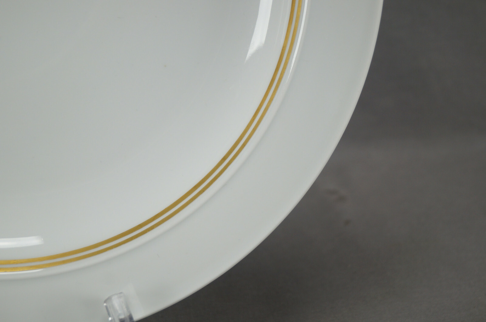 Meissen Emil Paul Borner Art Deco Gold & White 12 1/8 Inch Charger C. 1924-1934