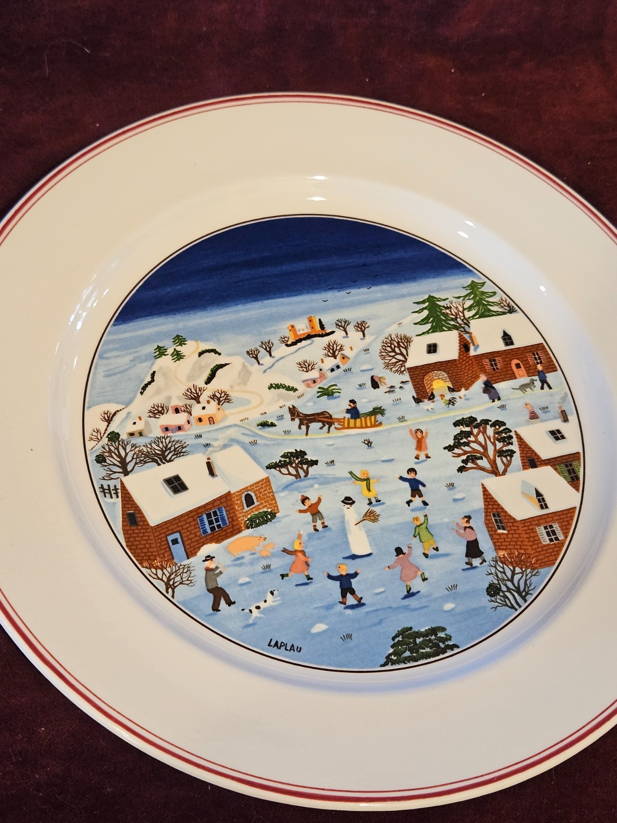 Villeroy & Boch Luxembourg Naif Christmas Dinner Plate(s) 10-1/2″