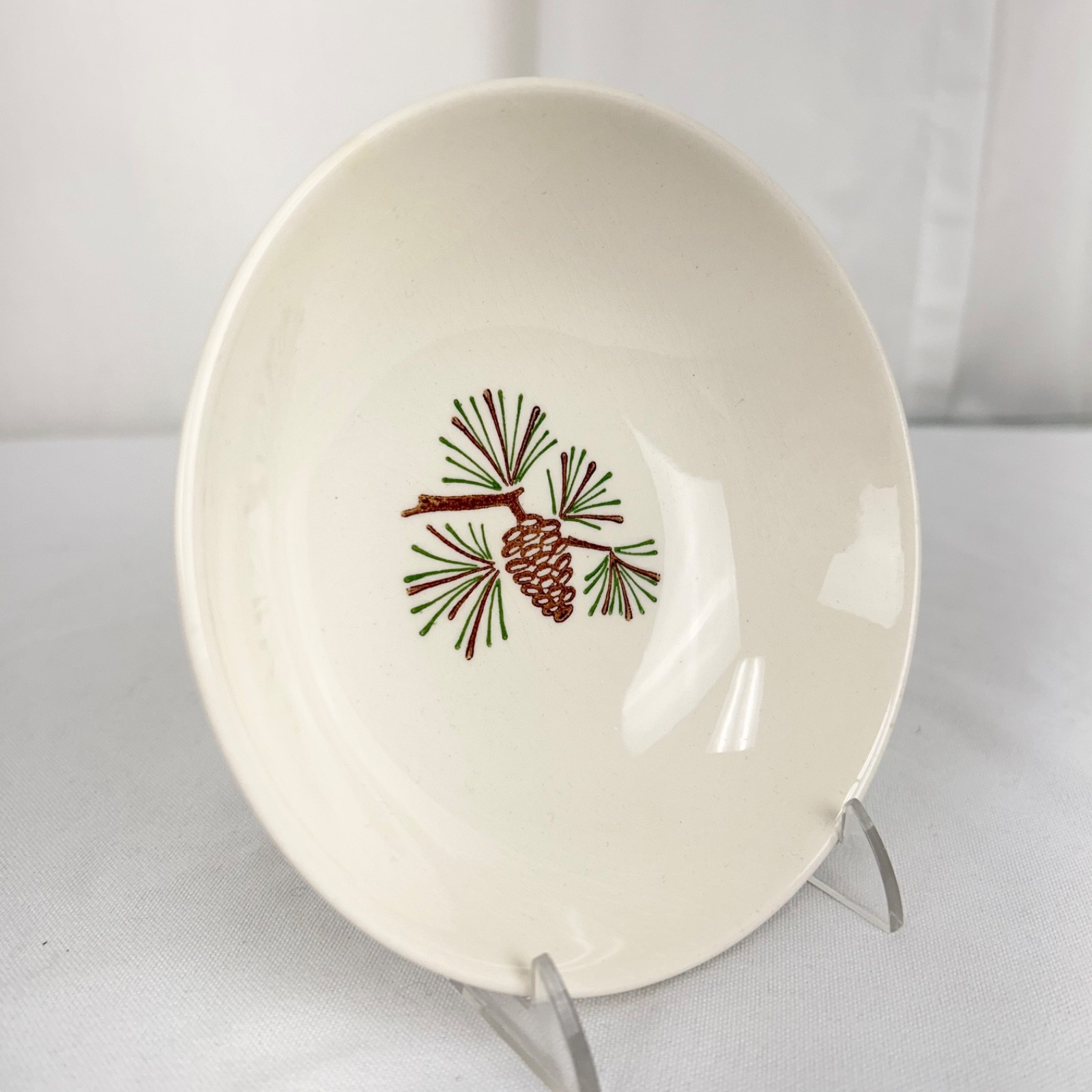 Vintage MCM Stetson Misty Pine 5 1/4 Dessert/Fruit/Berry Bowl -You Pick Quantity