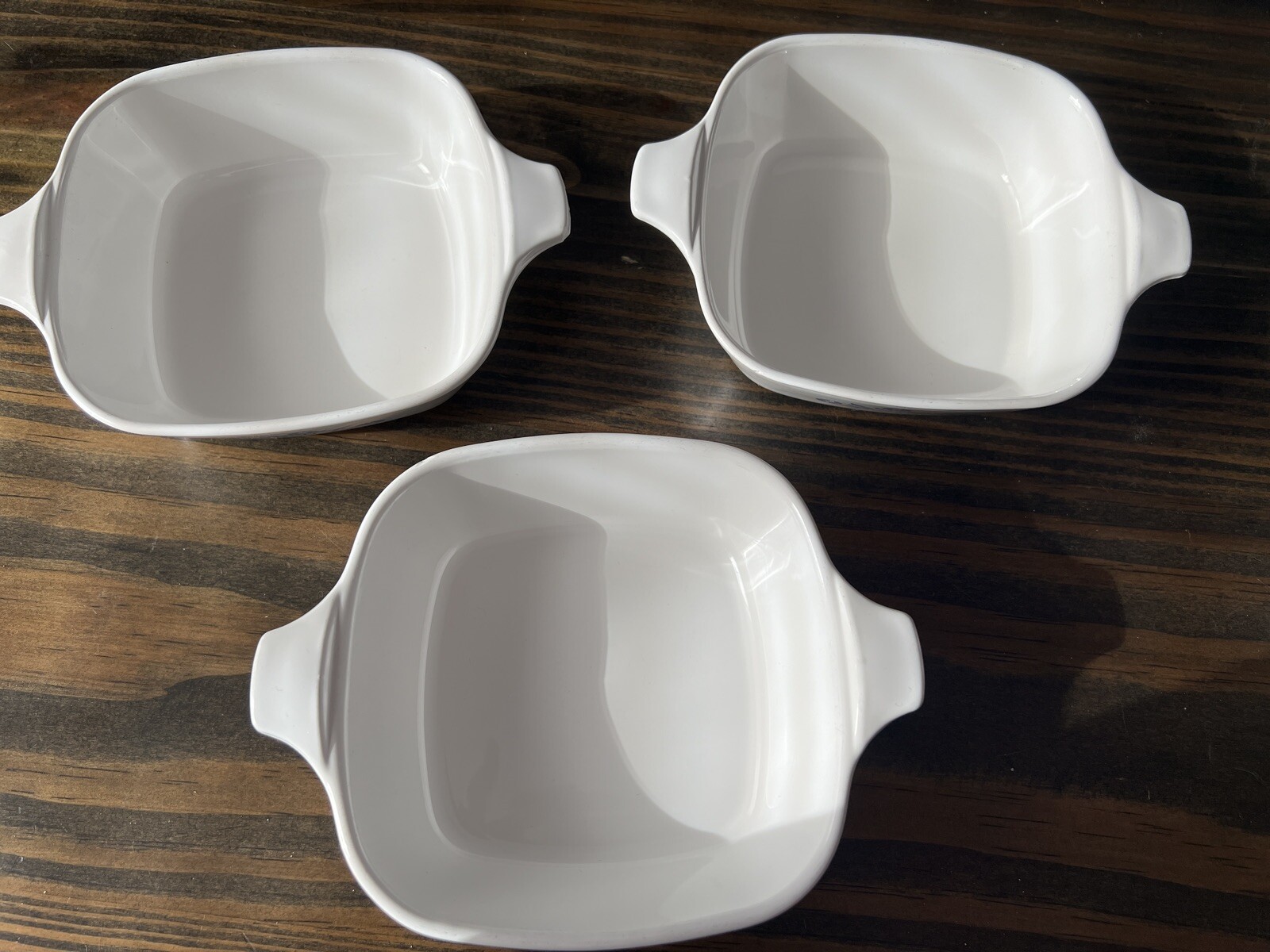 3 Vintage CORNING WARE Blue Cornflower PETITE PAN P-41 1 & 3/4 Cup Made in USA