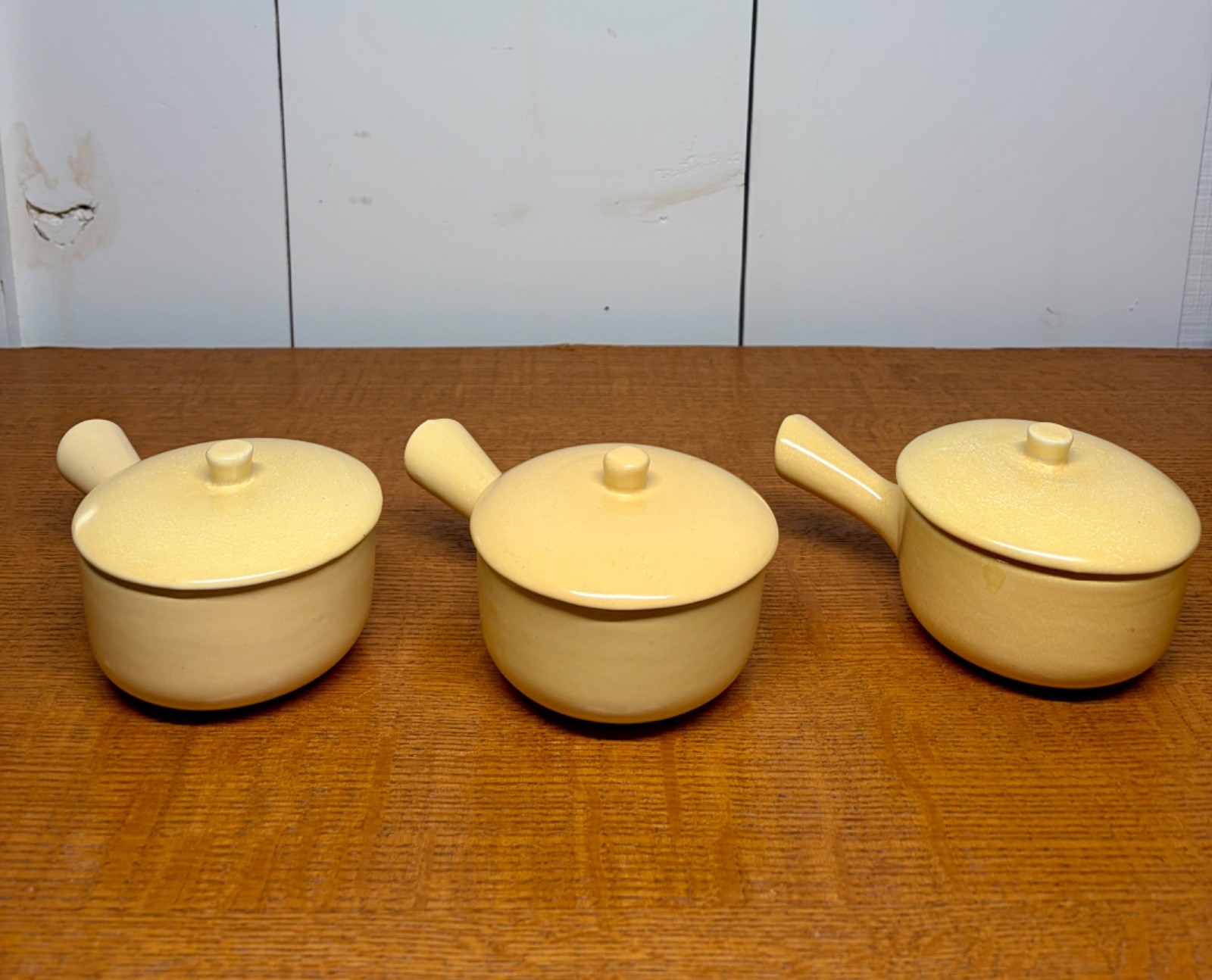 La Solana Small Yellow Covered Casserole Dishes (Set of 3)