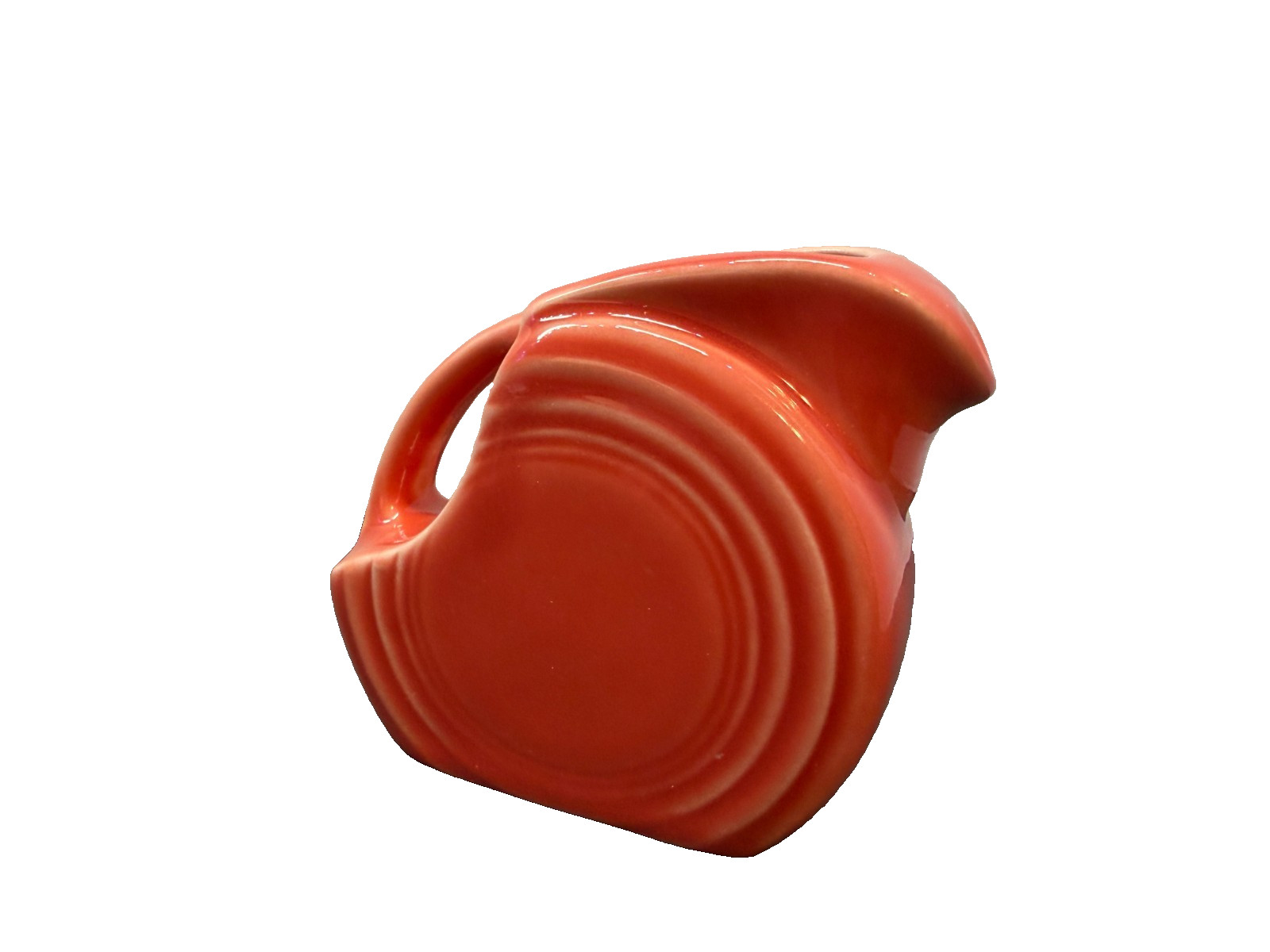 NEW Fiesta Persimmon Miniature Disk Pitcher