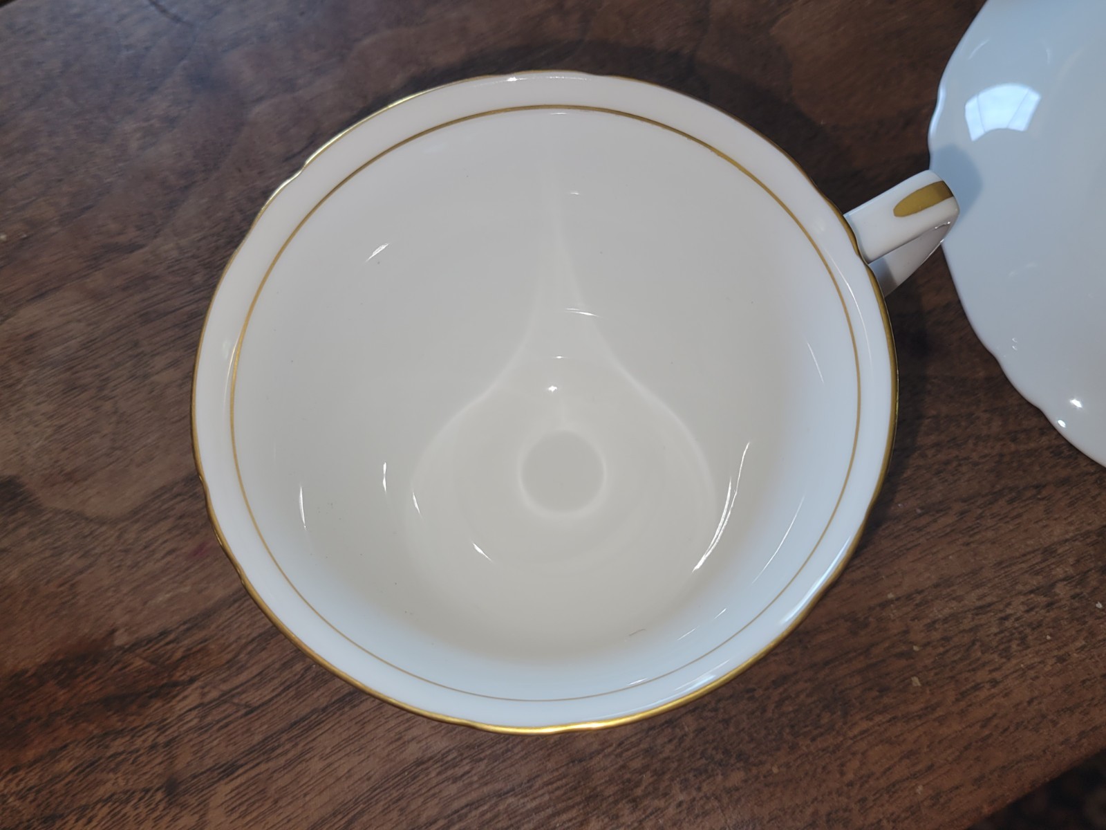Set Of 4 ROYAL WORCESTER Fine Bone China REGENCY BLUE Tea Cups & Saucers
