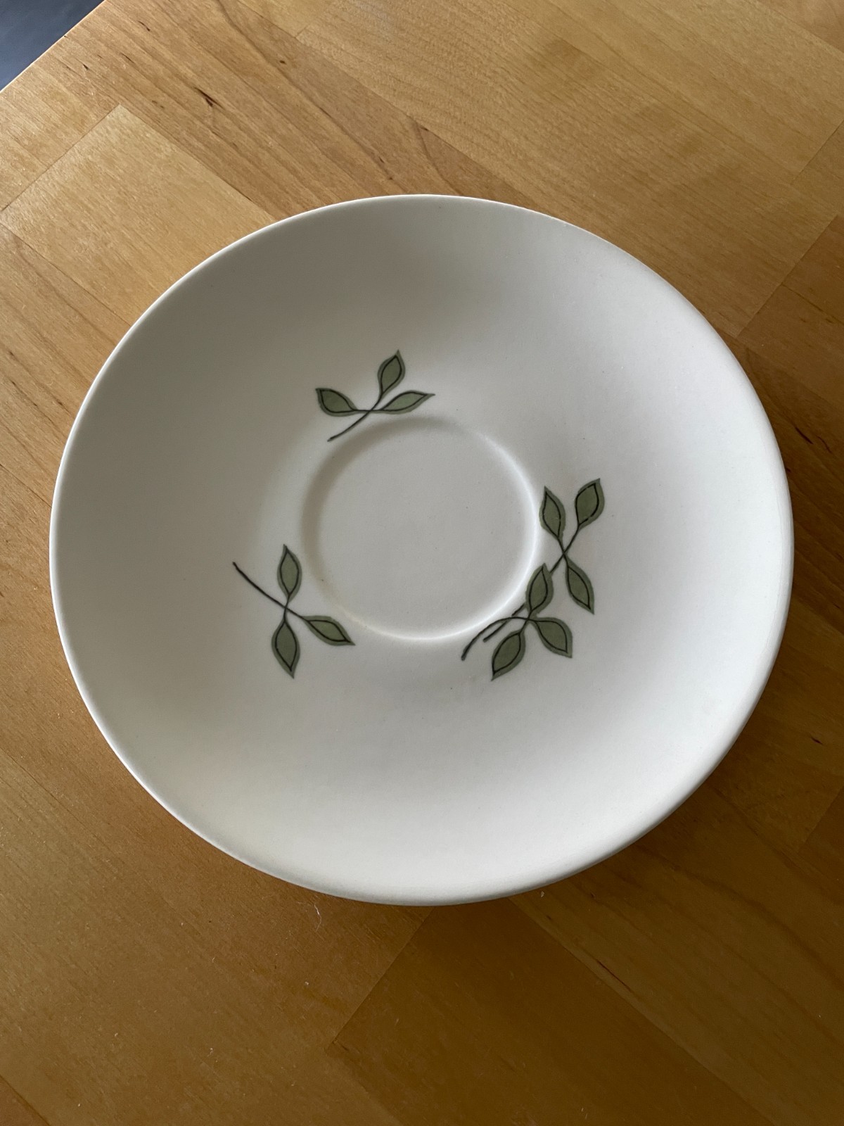 Rose A Day Pattern, Vernon Dinnerware, MCM, 10 piece saucers White, Pink, Green