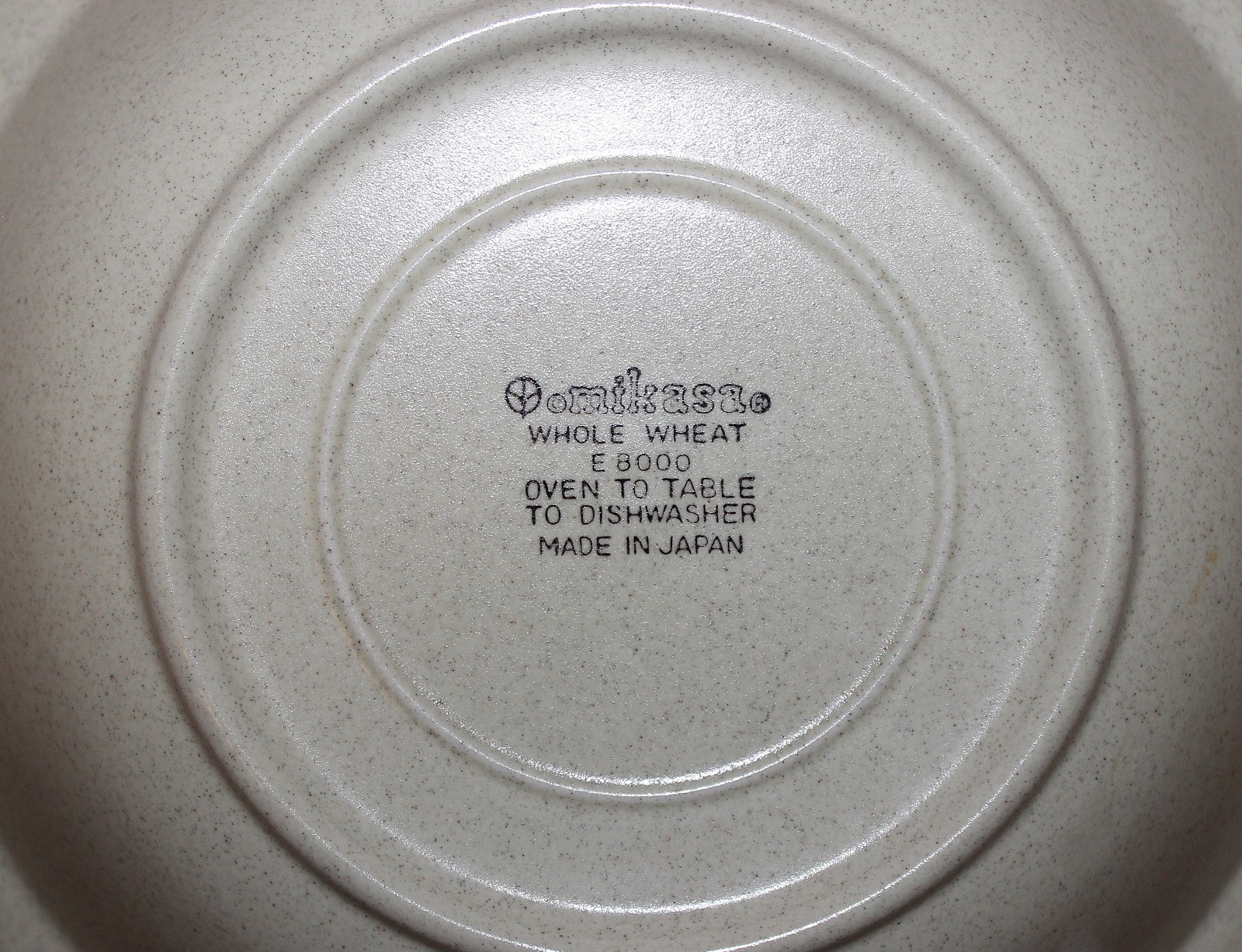 Mikasa Whole Wheat E800 Stoneware Serving Platter 12.5″ & Serving Veg Bowl 9.75″