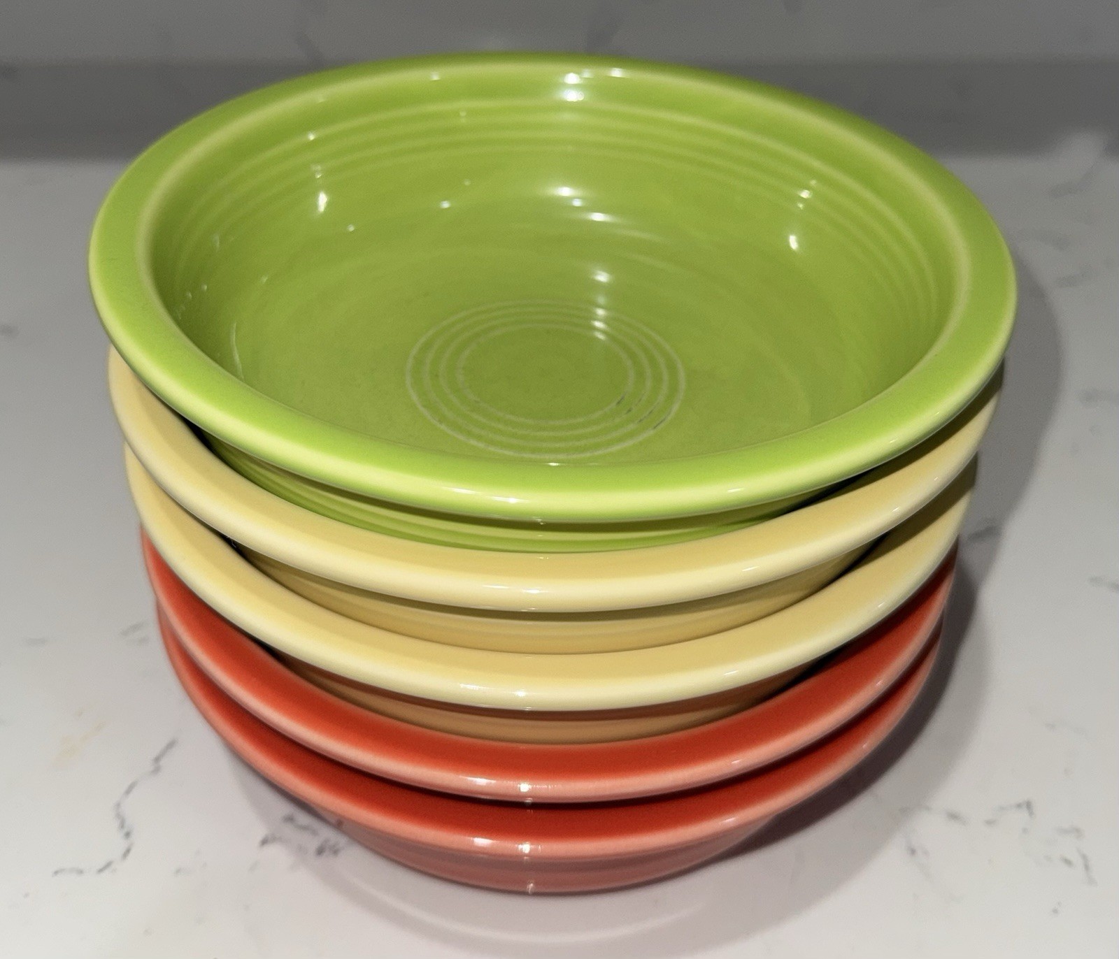 Fiesta Fiestaware Mixed Color Dinner Plates & Bowls 12 Piece Set