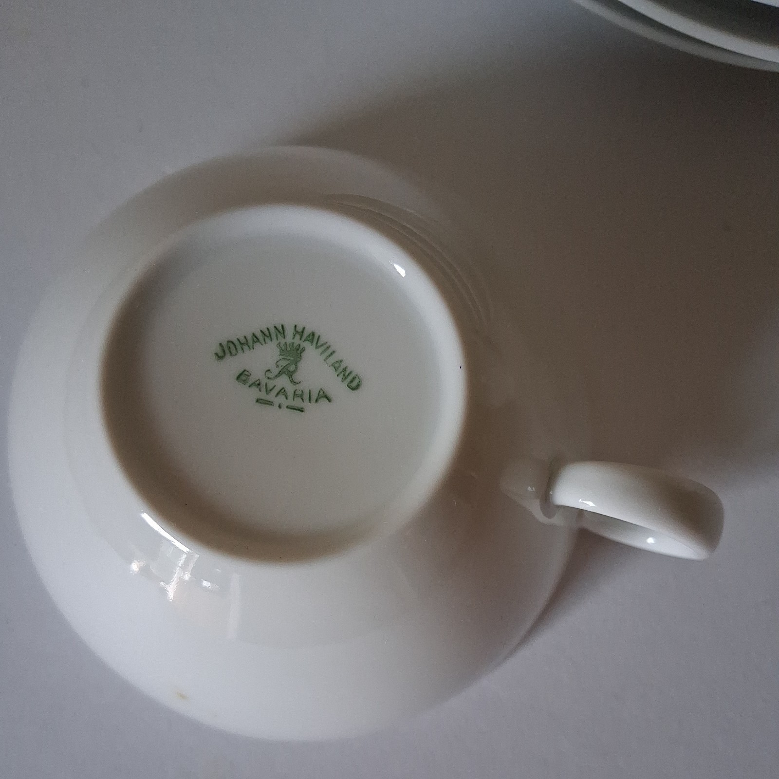 Vintage Haviland Johann Bavaria 10pc Set Includes 8 Saucers,1 Tea cup & 1 Poure