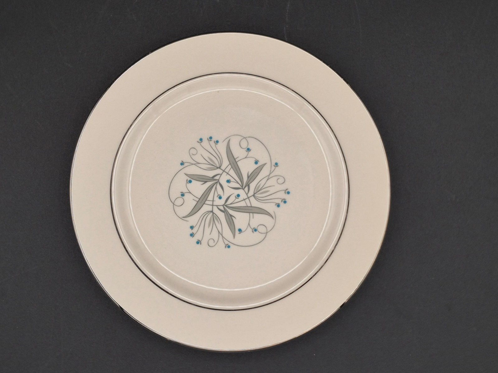 Set Of 12 Homer Laughlin Salad Plates, 7.25″, Celeste
