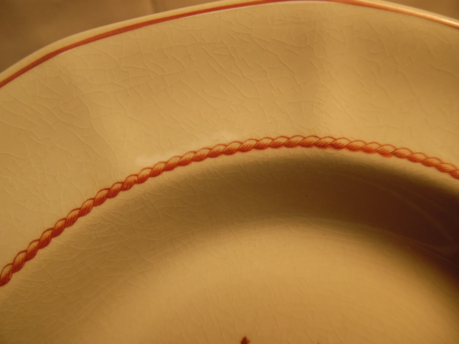 4 Wedgwood Georgetown Collection Porcelain Soup Bowls – Flying Cloud Rust -7.75″