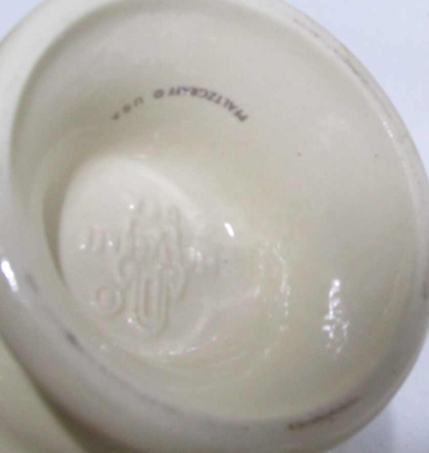 Pfaltzgraff Garden Party Pedestal Footed Mugs Set of 4 USA