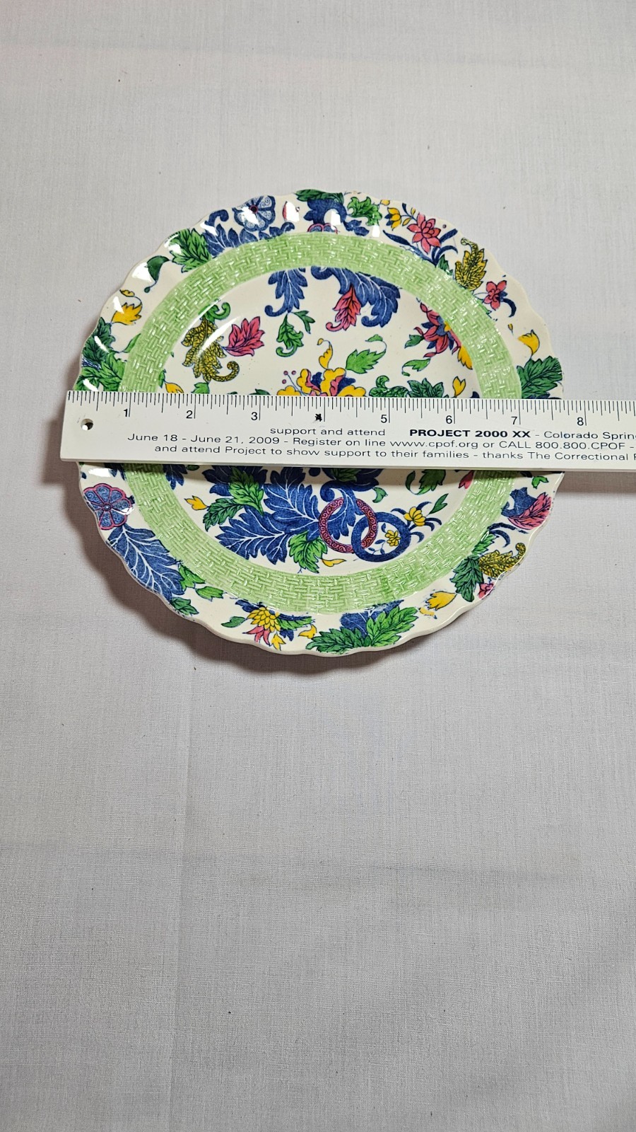 Vintage Copeland Spode “Byron” 7.75 in salad/bread and butter plate SP 2-8310