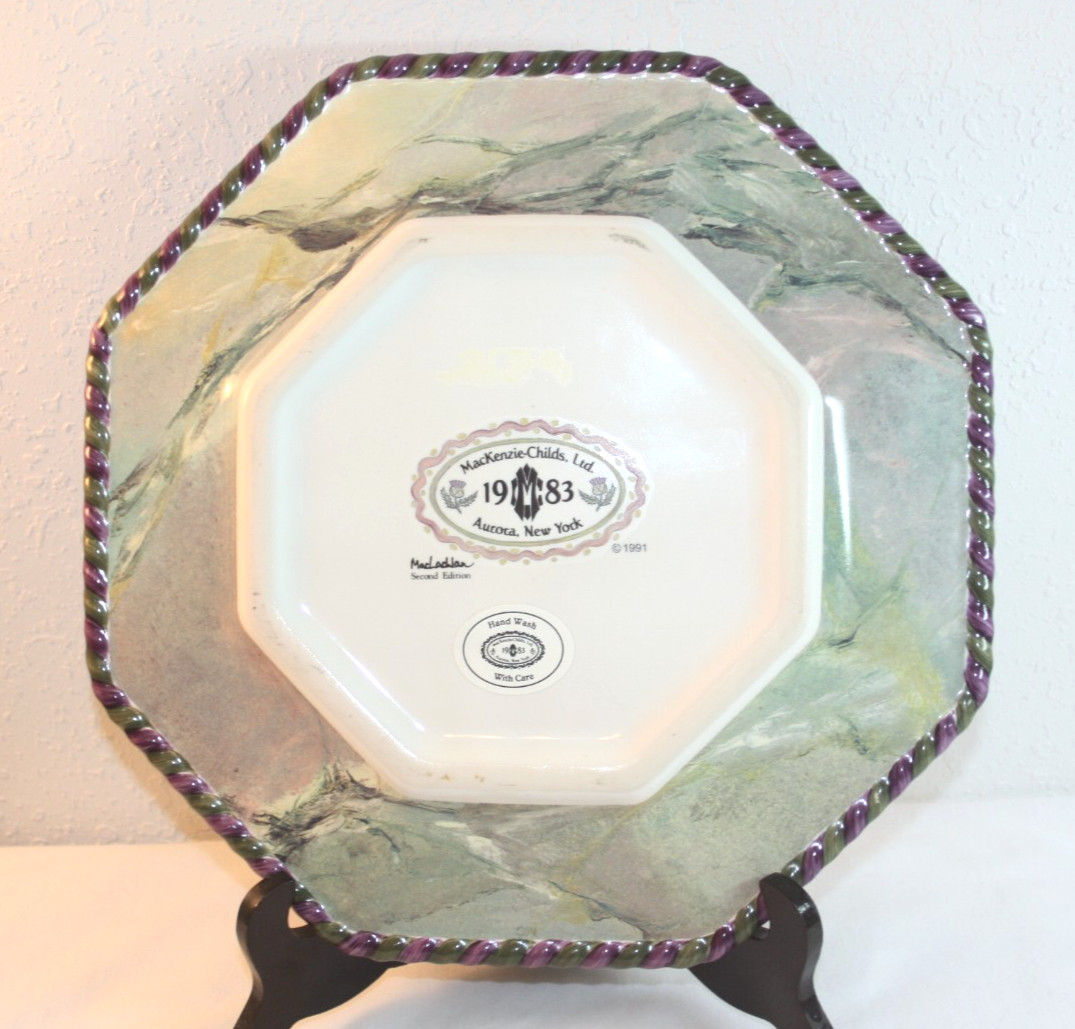 MacKenzie Childs Ltd. – MacLachlan Second Edition – Dinner Plate 11 3/4″