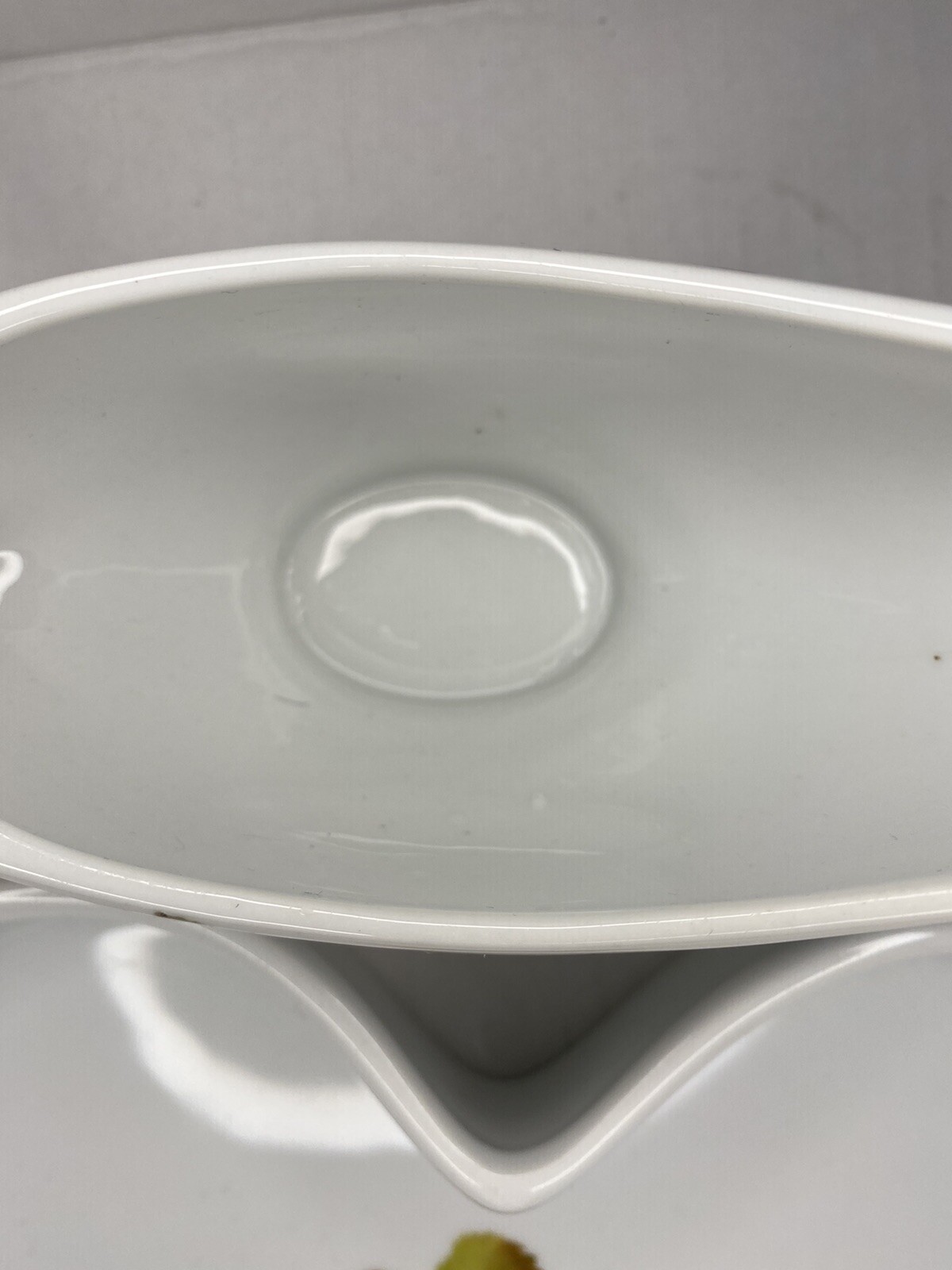 Vintage Cordon Bleu BIA Porcelain Heart 10″ Baking Dish & Gravy Boat Dinner