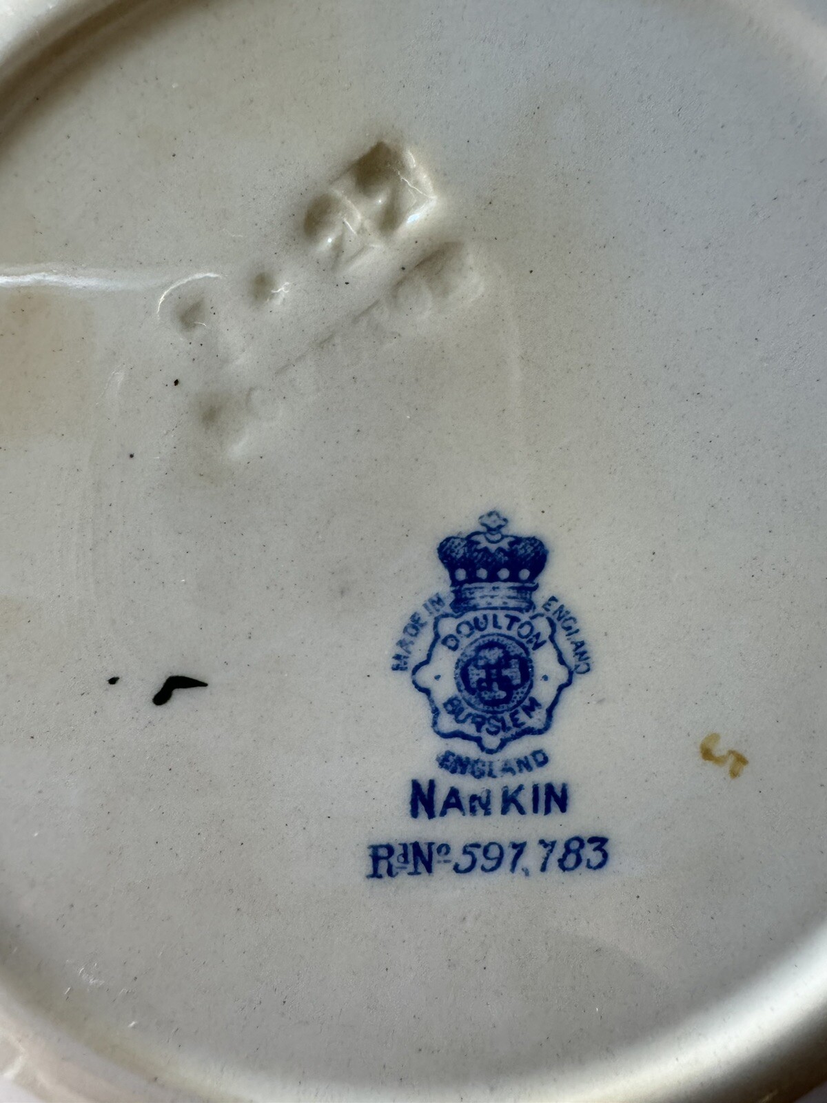 Set 6 Dessert Side Plates 5.5″ Royal Doulton Burslem Nankin England Antique Asia