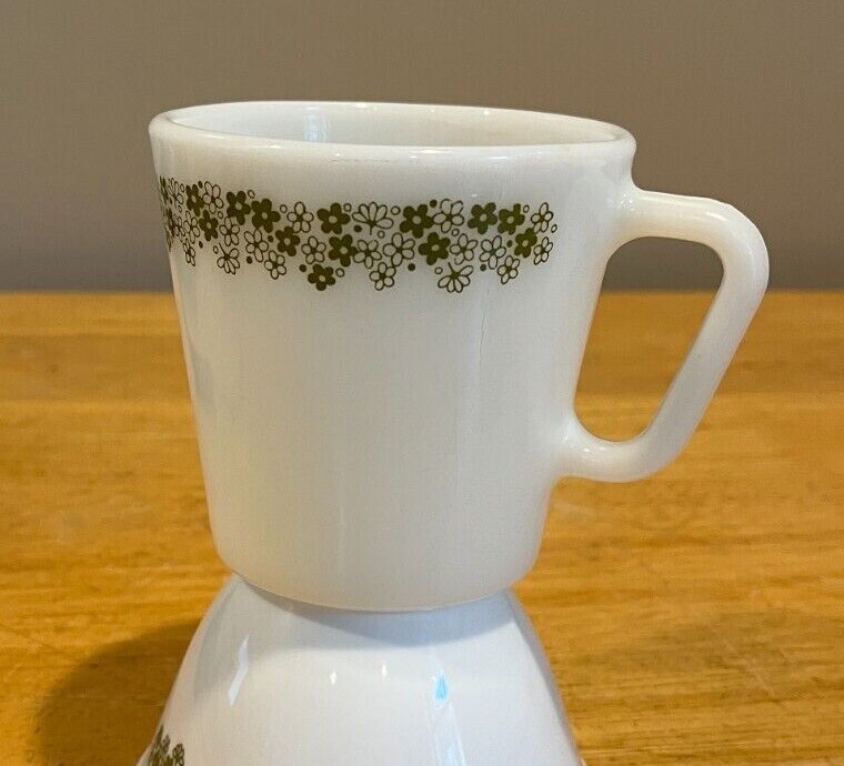 Corelle Pyrex Spring Blossom Crazy Daisy Replacement Dishes Plate Bowl Green