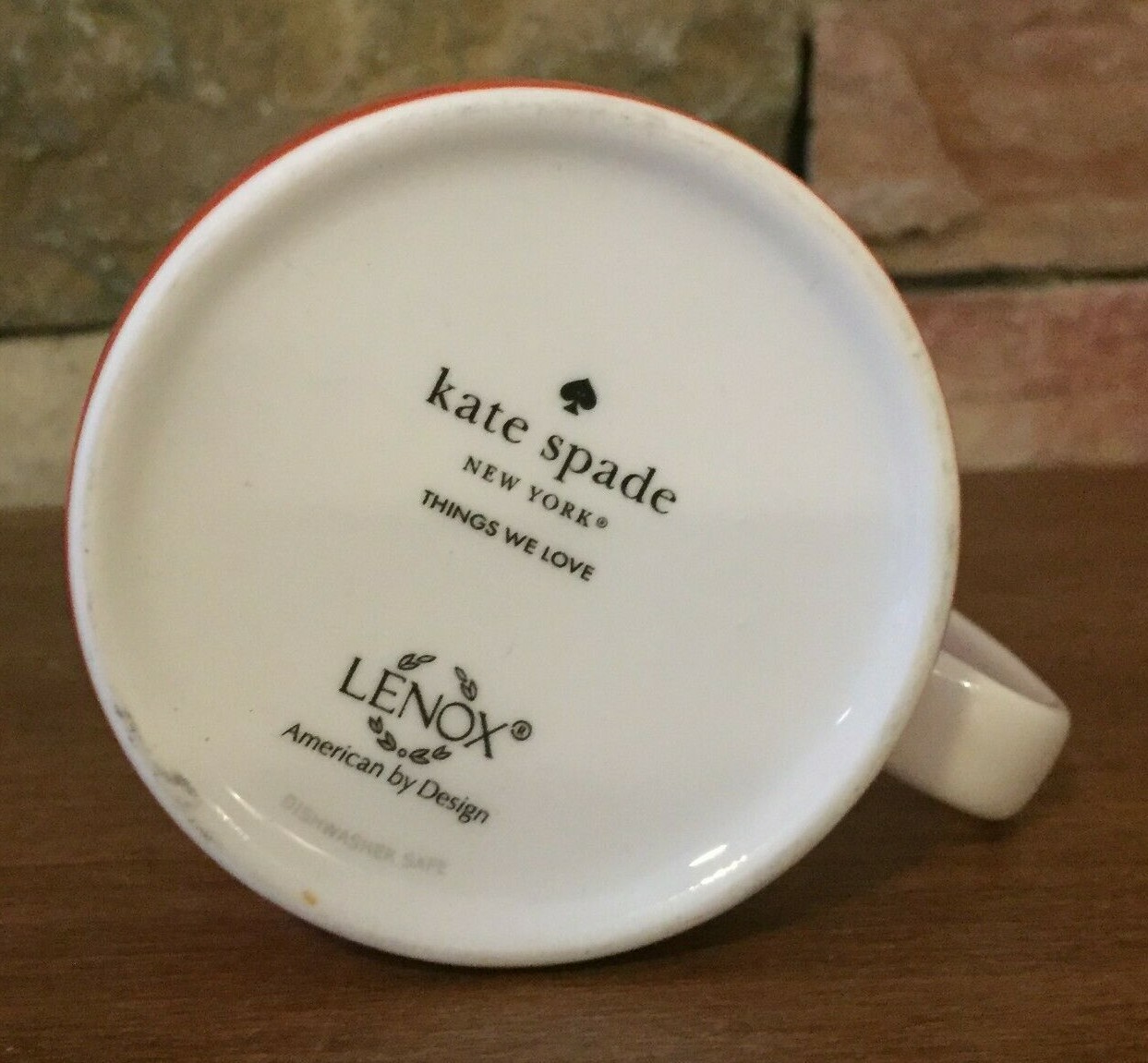 Kate Spade~New York~Lenox~4½” Mug~Things We Love~Cha-Cha-Cha