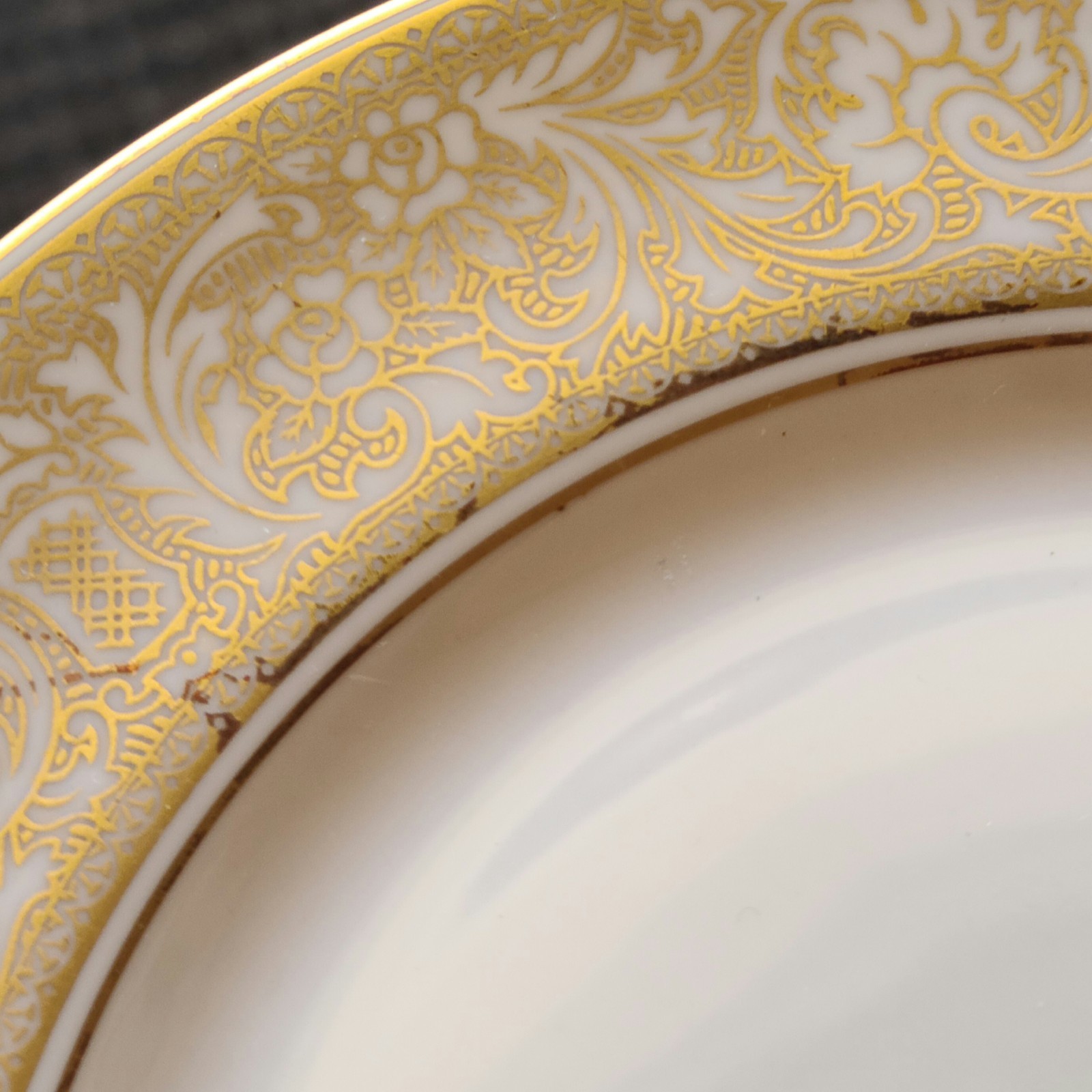 Franciscan Masterpiece China GOLD Renaissance Plates Gold Trim (READ DESC)
