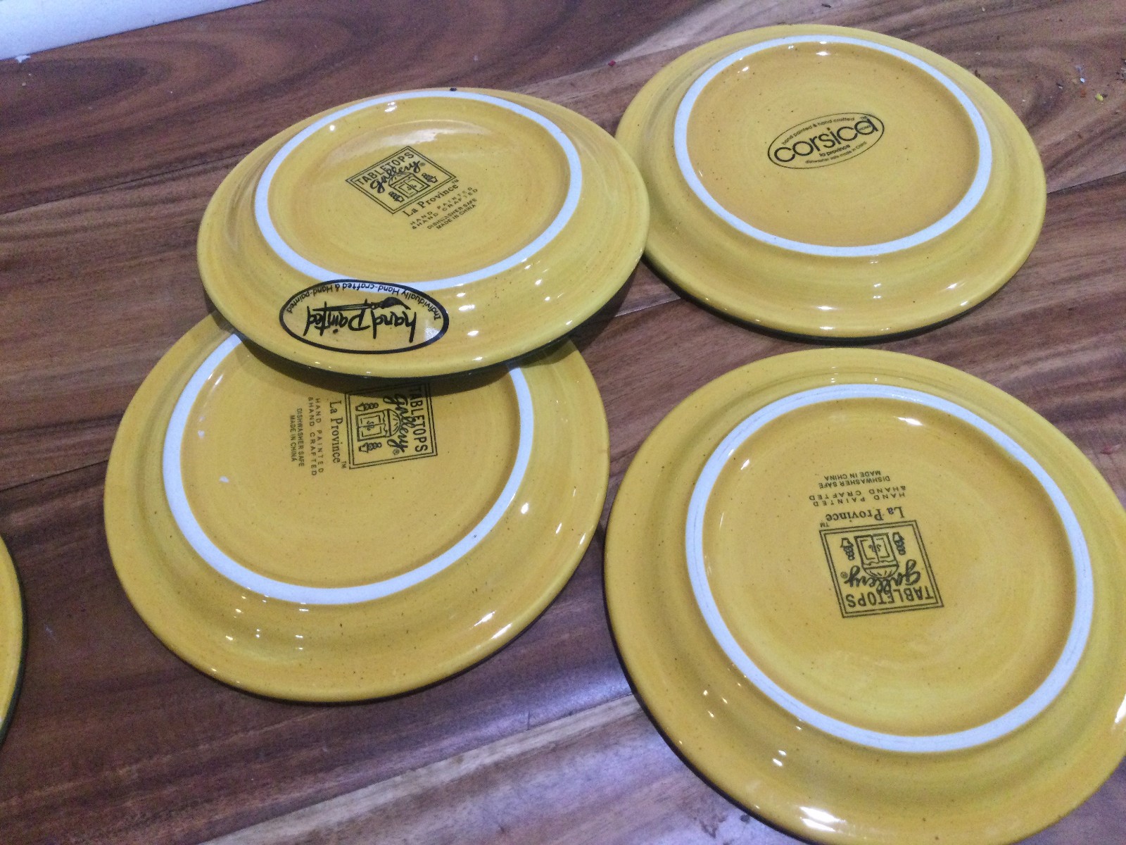 Tabletops Gallery La Province Bread appetizer Plate Set(s) 6” of 4 NEW no tag