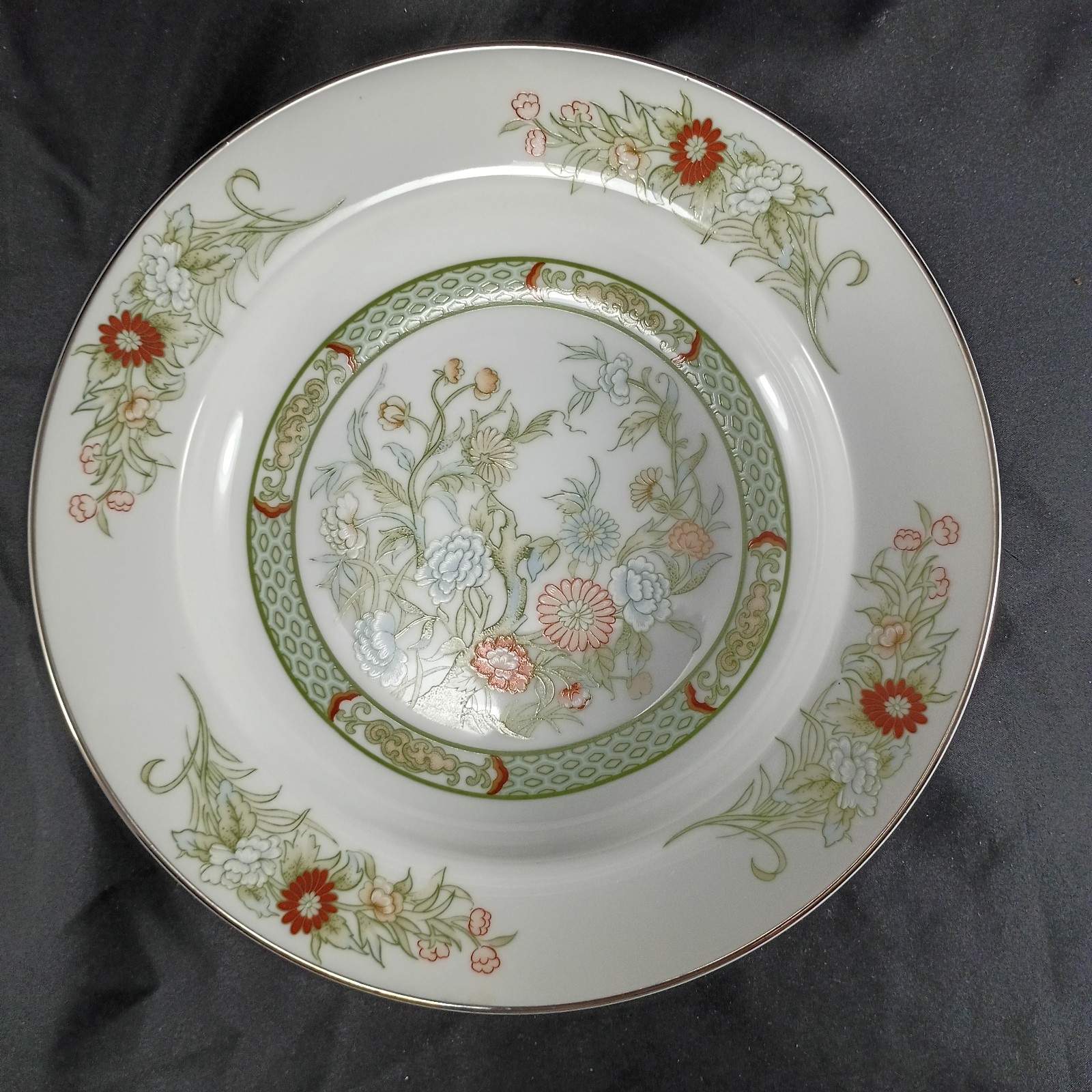 Set of 4 Mikasa KABUKI Rim Soup/ Pasta Bowls 8.25″ #L9011 Japan Discontinued
