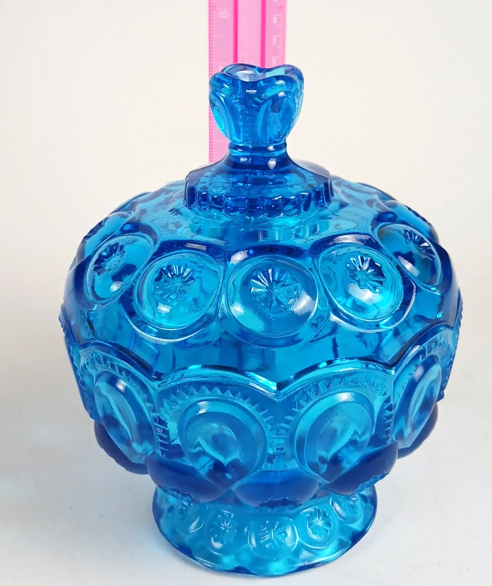 Blue Transparent Candy & Nut Dish