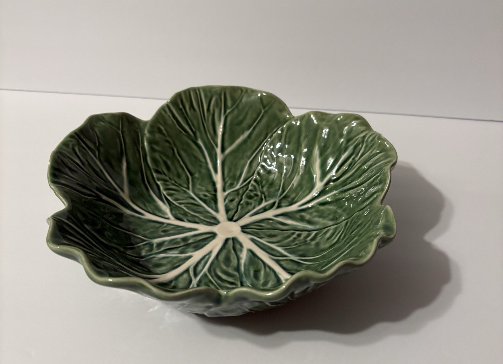 STUDIO NOVA PORTUGAL CABBAGE LEAF BOWL 9 IN.