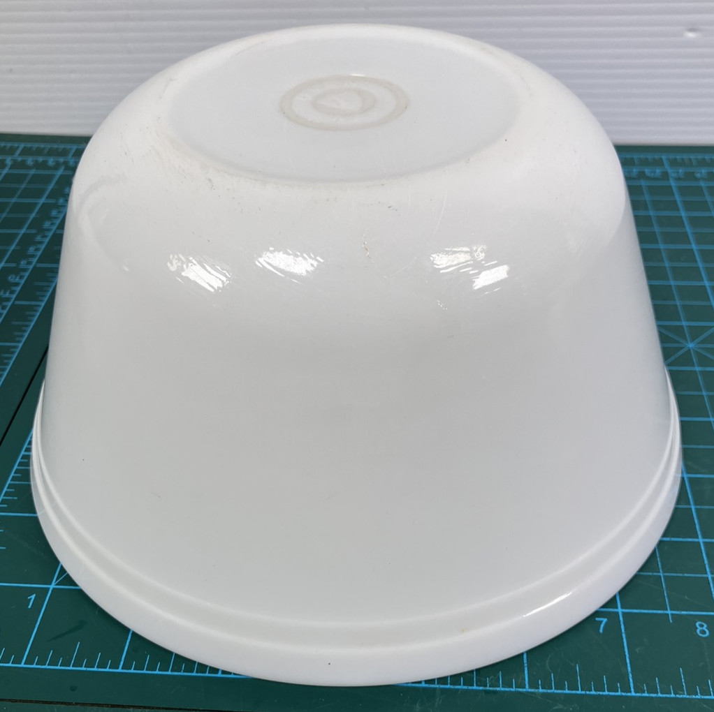 Vintage Fire King Oven Ware milk White Large Mixing Bowl 9” in Diameter glass