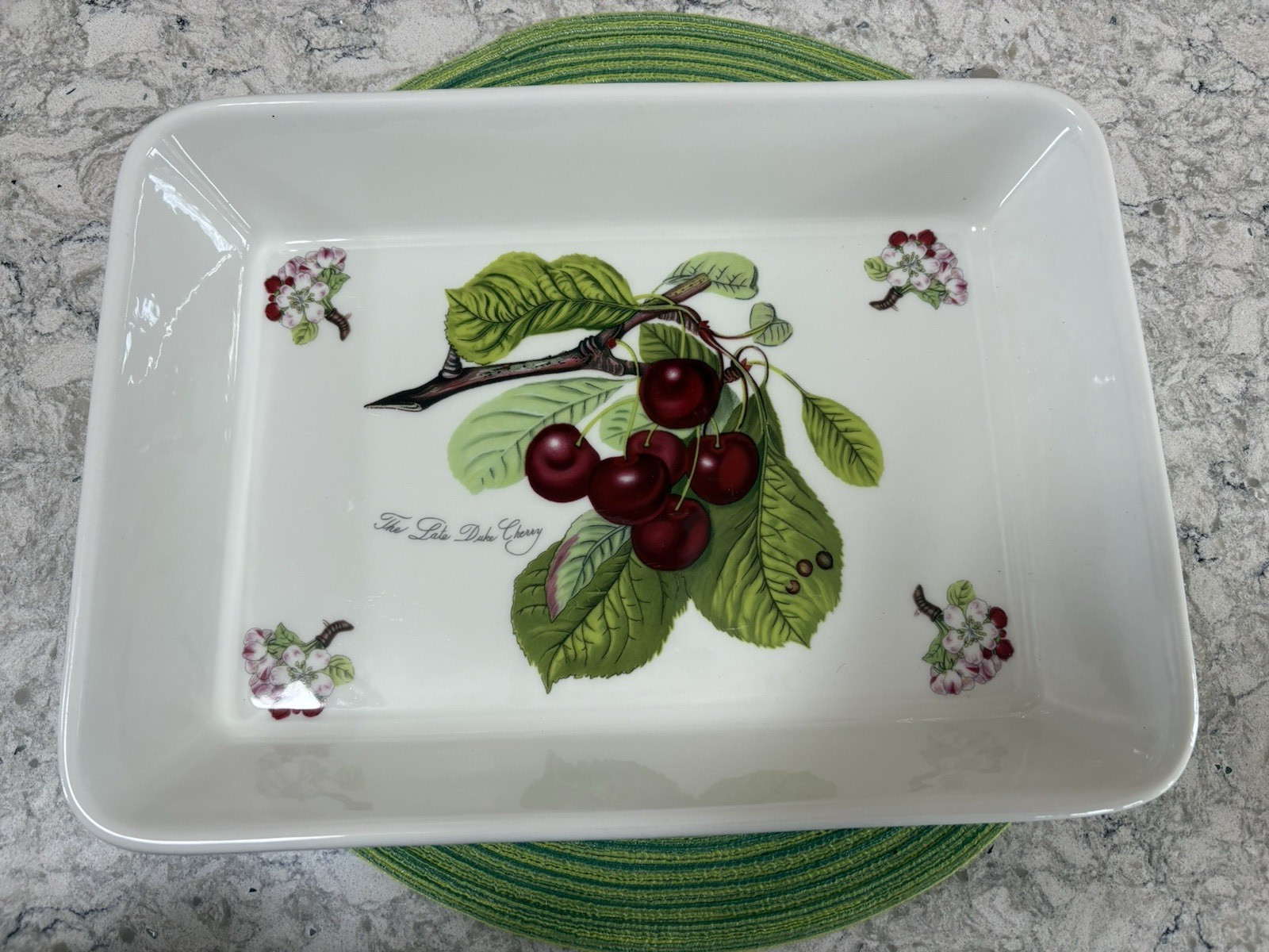 Portmeirion Pomona Lasagna Pan Casserole Dish Duke Cherry 10 x 14Discontinued